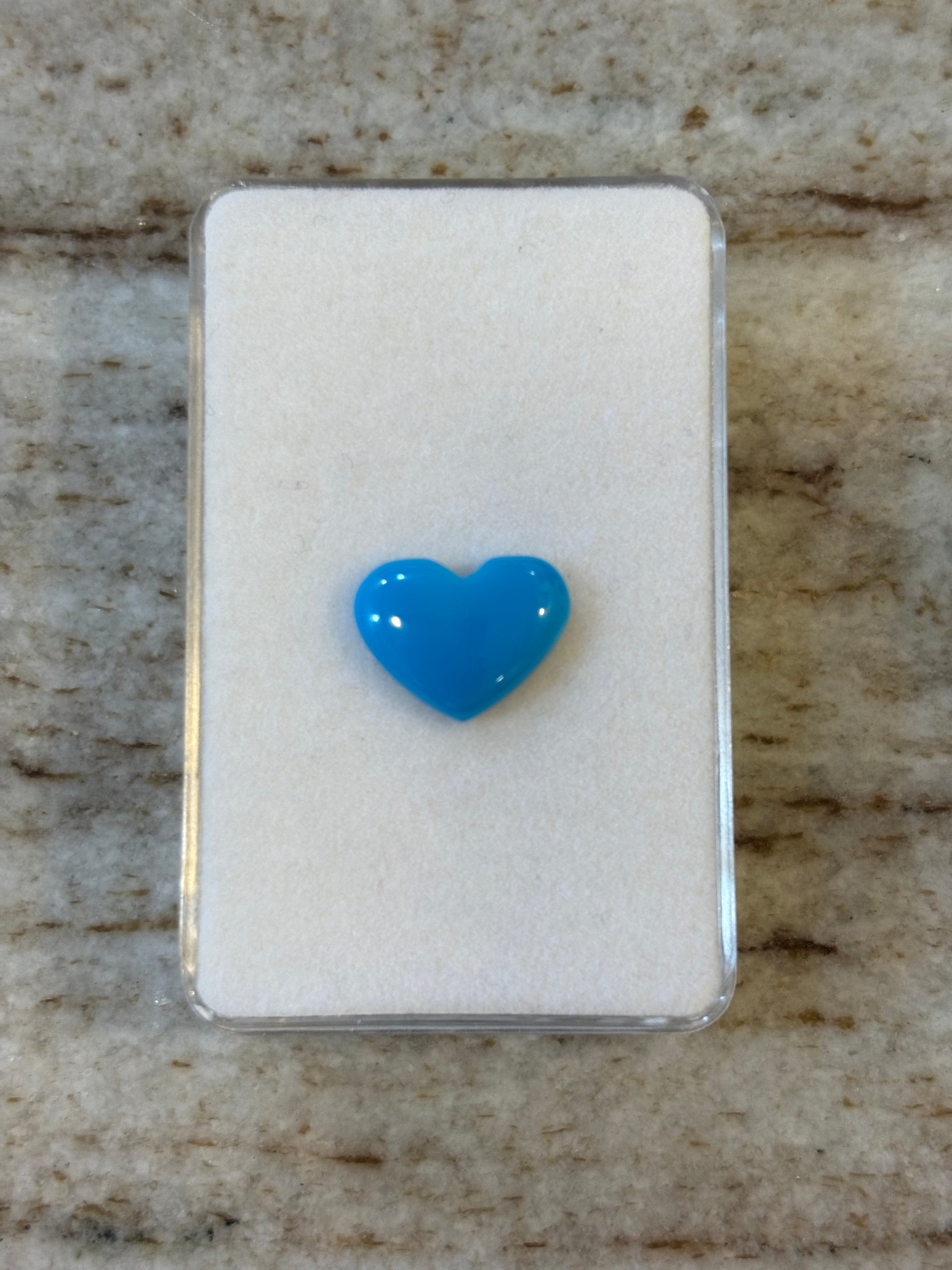 3.40ct Heart Sleeping Beauty Turquoise Arizona DXBCS5713