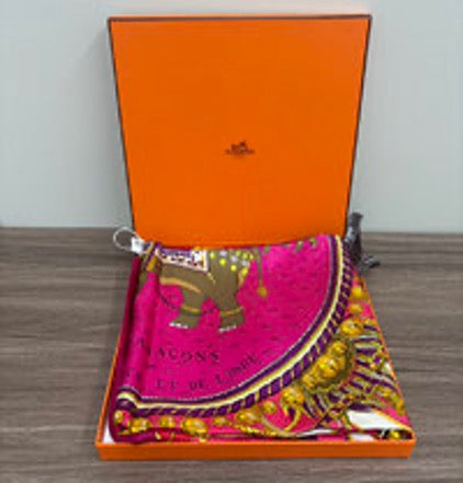 HERMES 90 "A Love for India" Handkerchief 3032603213768