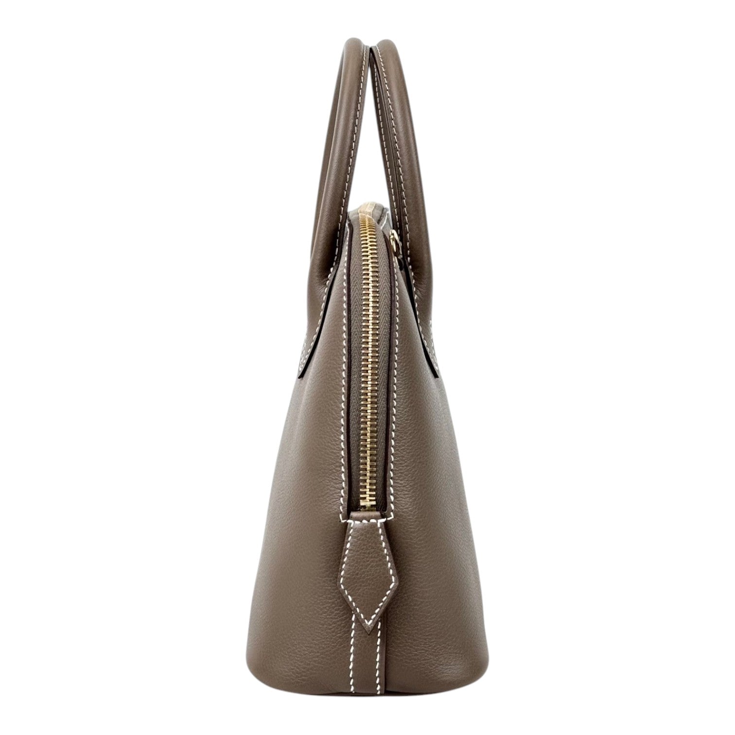 Hermes Bolide 25cm Bag in Etoupe Evercolor - Full Set