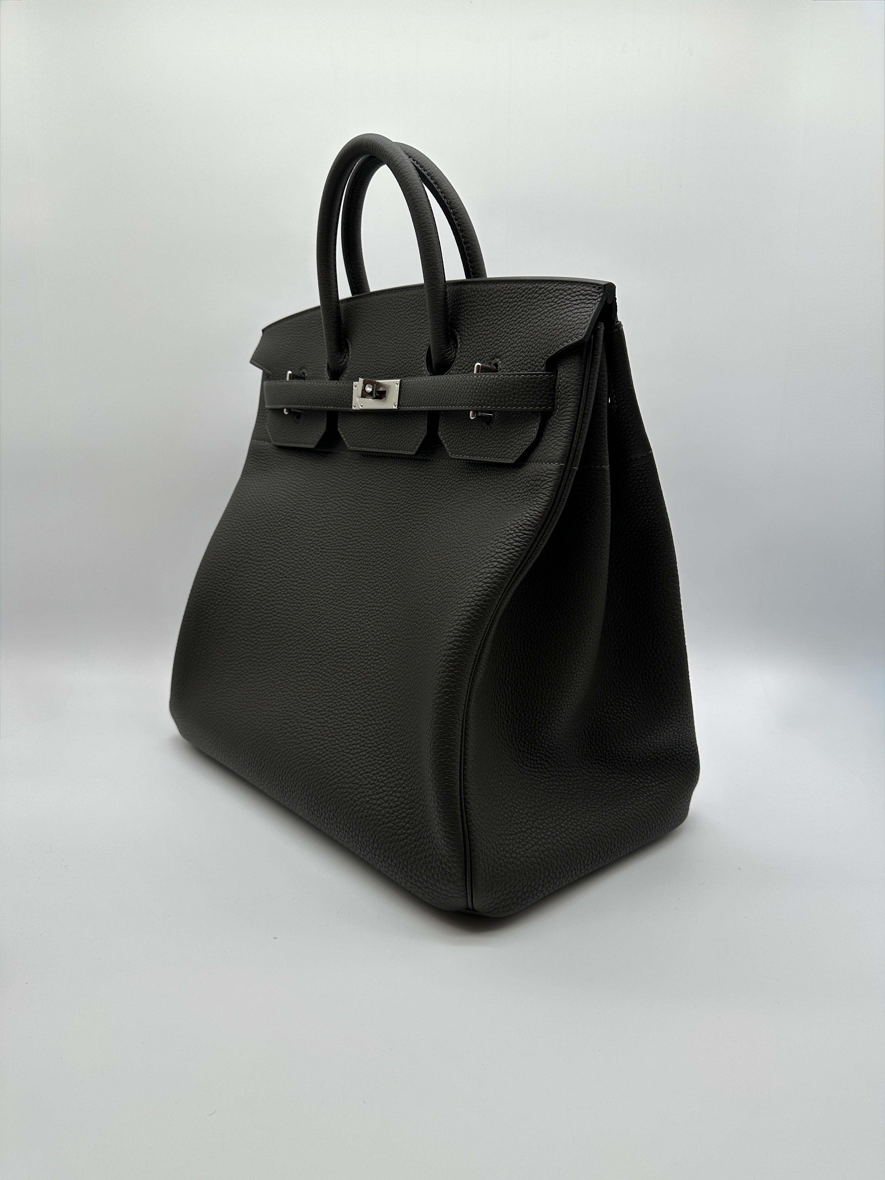 Hermès HAC 40 Dark Bronze Togo Palladium Hardware
