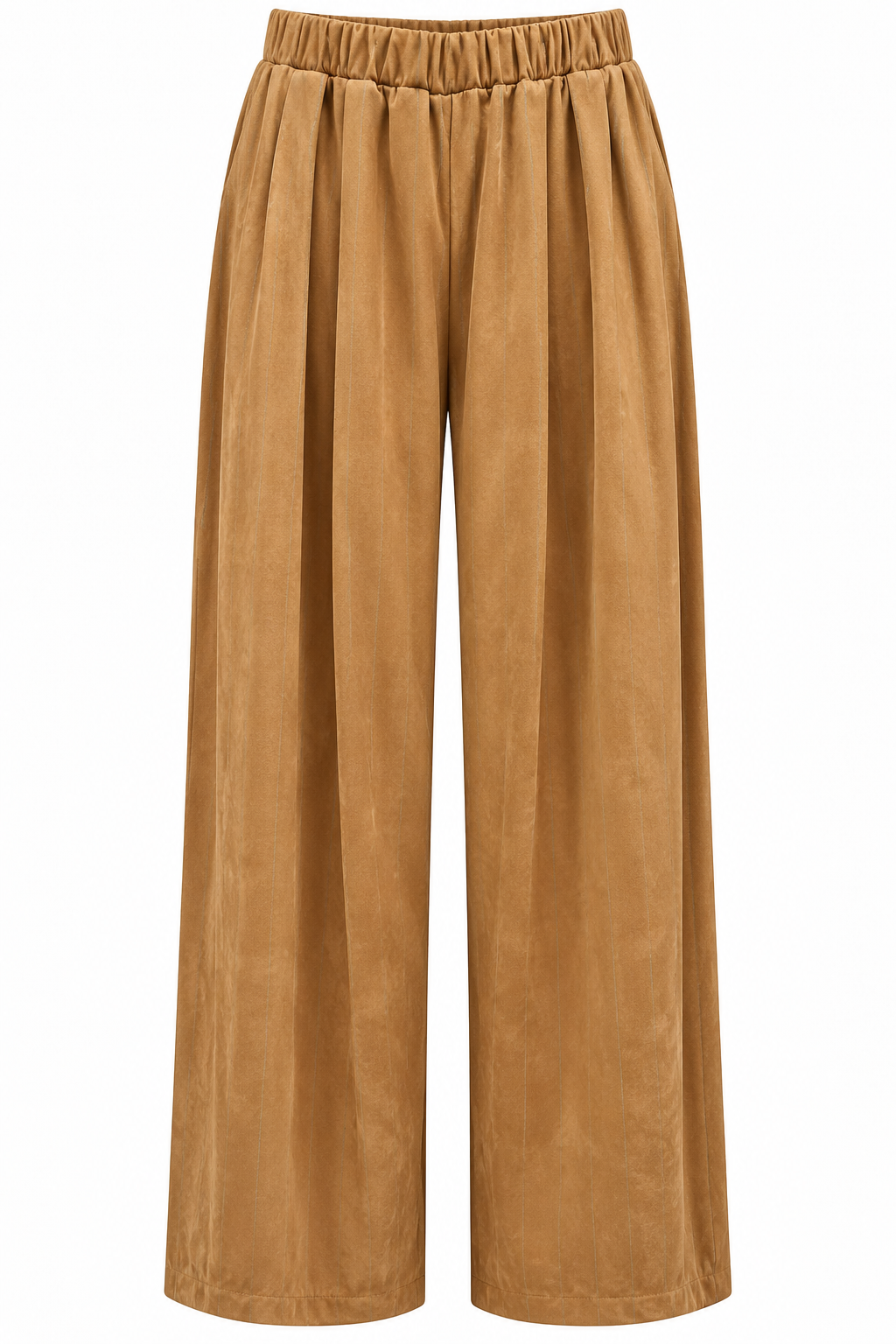 REVERSIBLE TROUSER PINSTRIPES SUEDE SILK GALUCHA BUBBLE MOCHA MCL13589