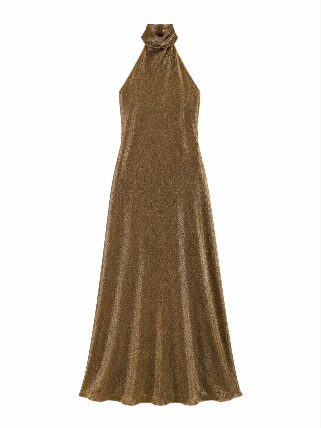 OSEREE DRESS TURTLE NECK GOLD MCL12758