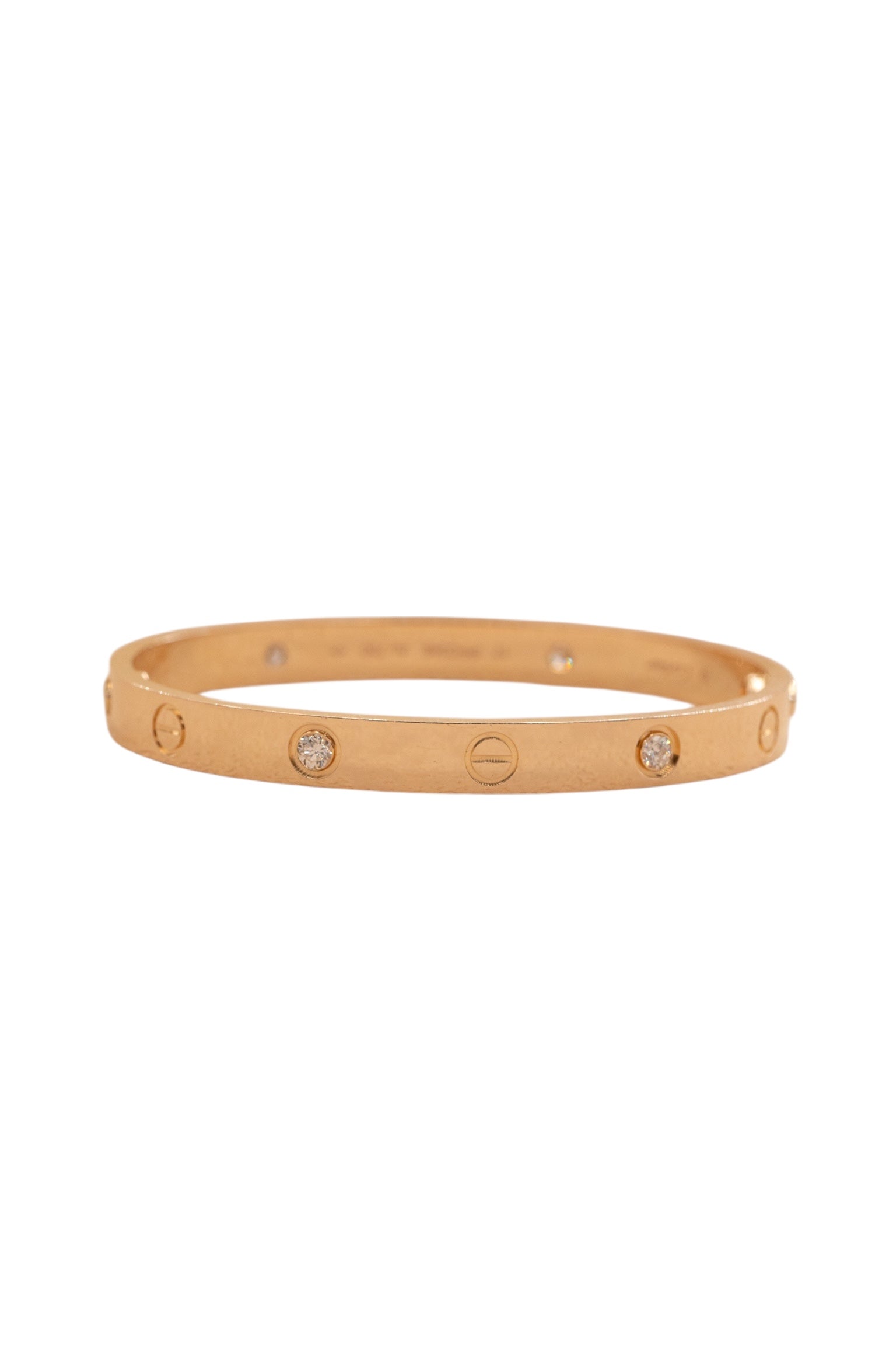 Cartier Love Bracelet 4 Diamond Rose Gold #16