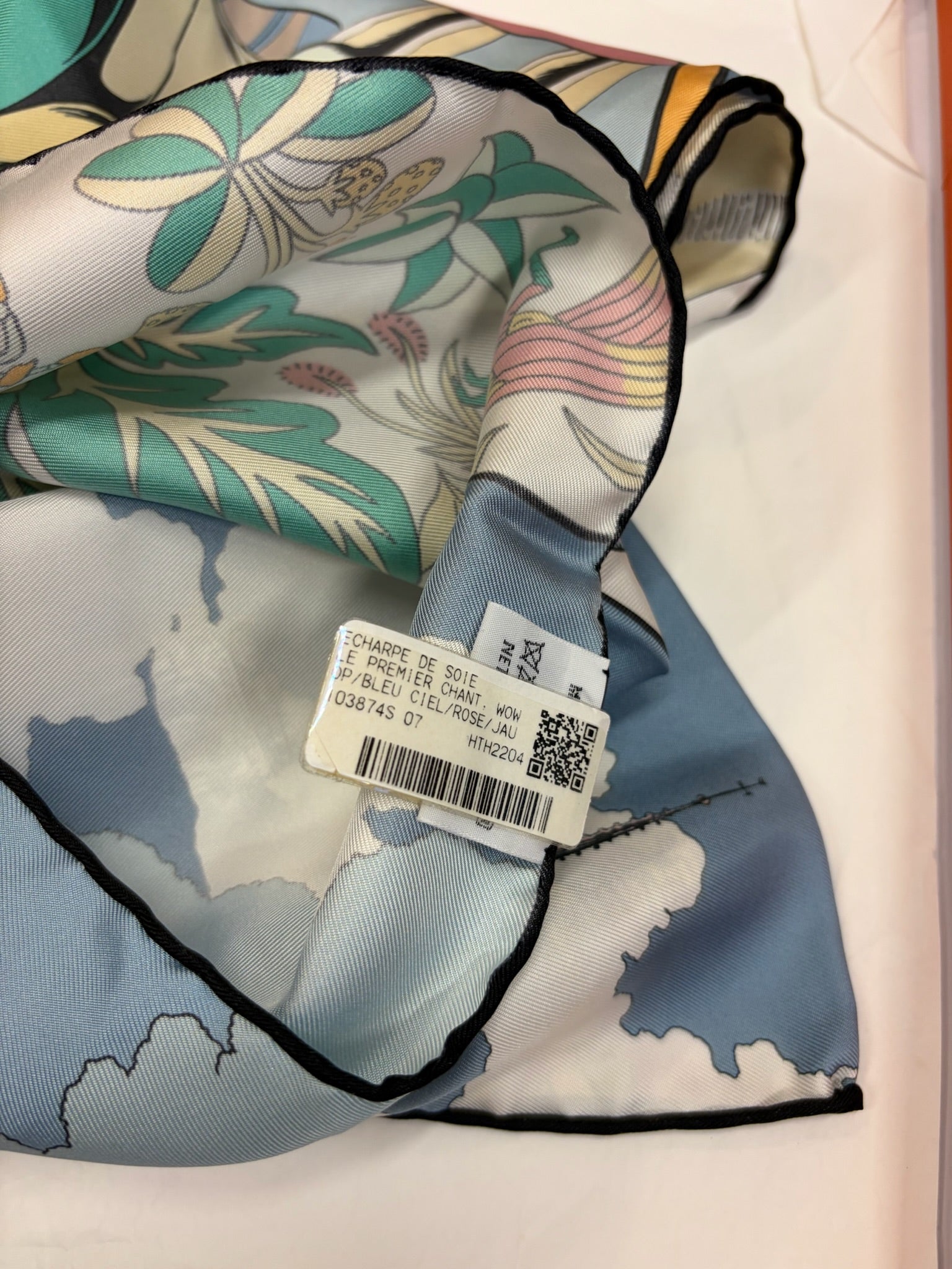 Hermes  Le Premier Chant Wow Silk Scarf