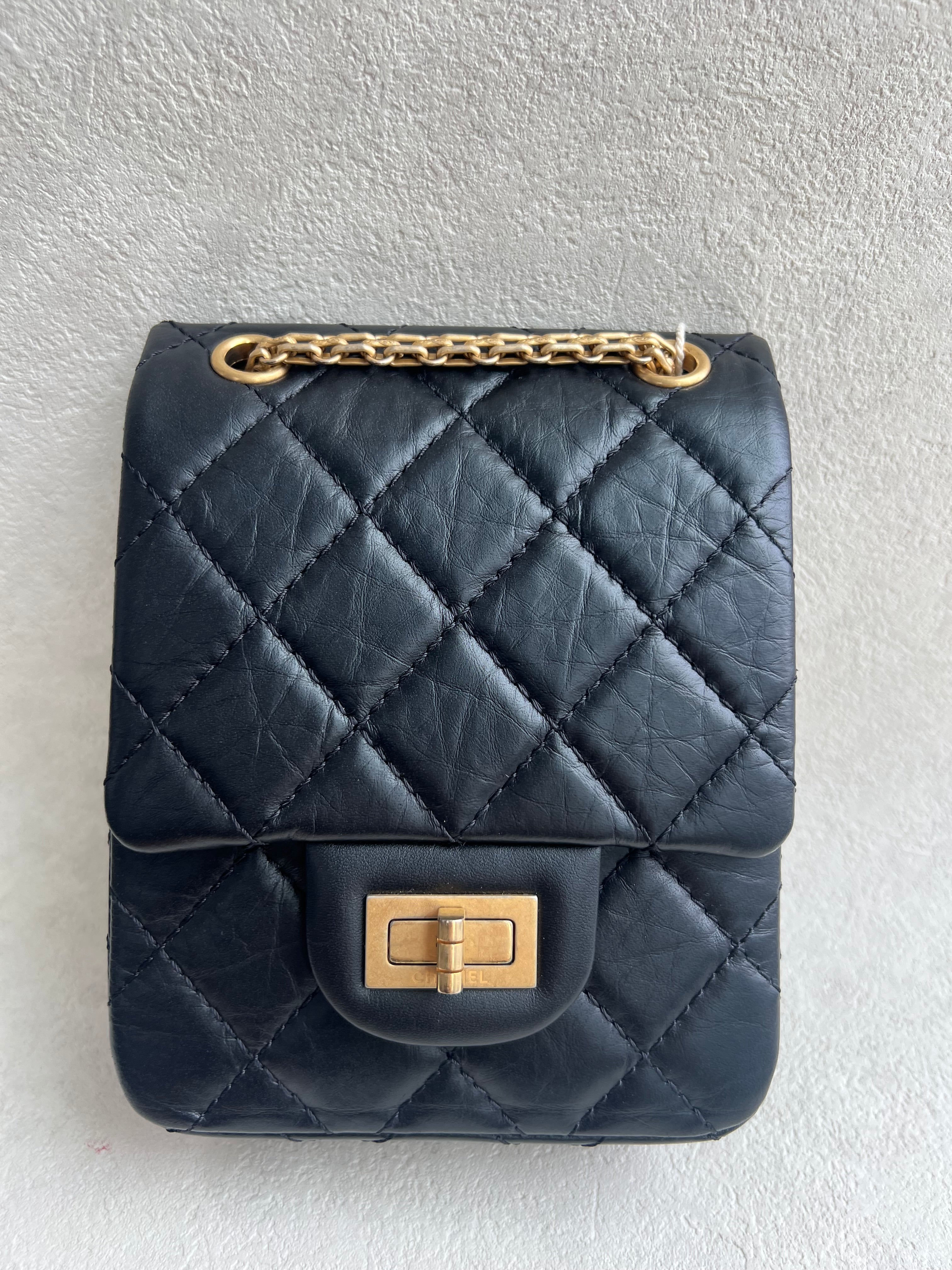 Chanel 255 Vertical Small MGHW Black