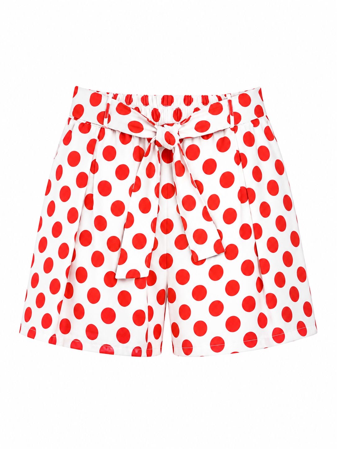 SHORT POLKADOTS RED OFF WHITE MCL11565