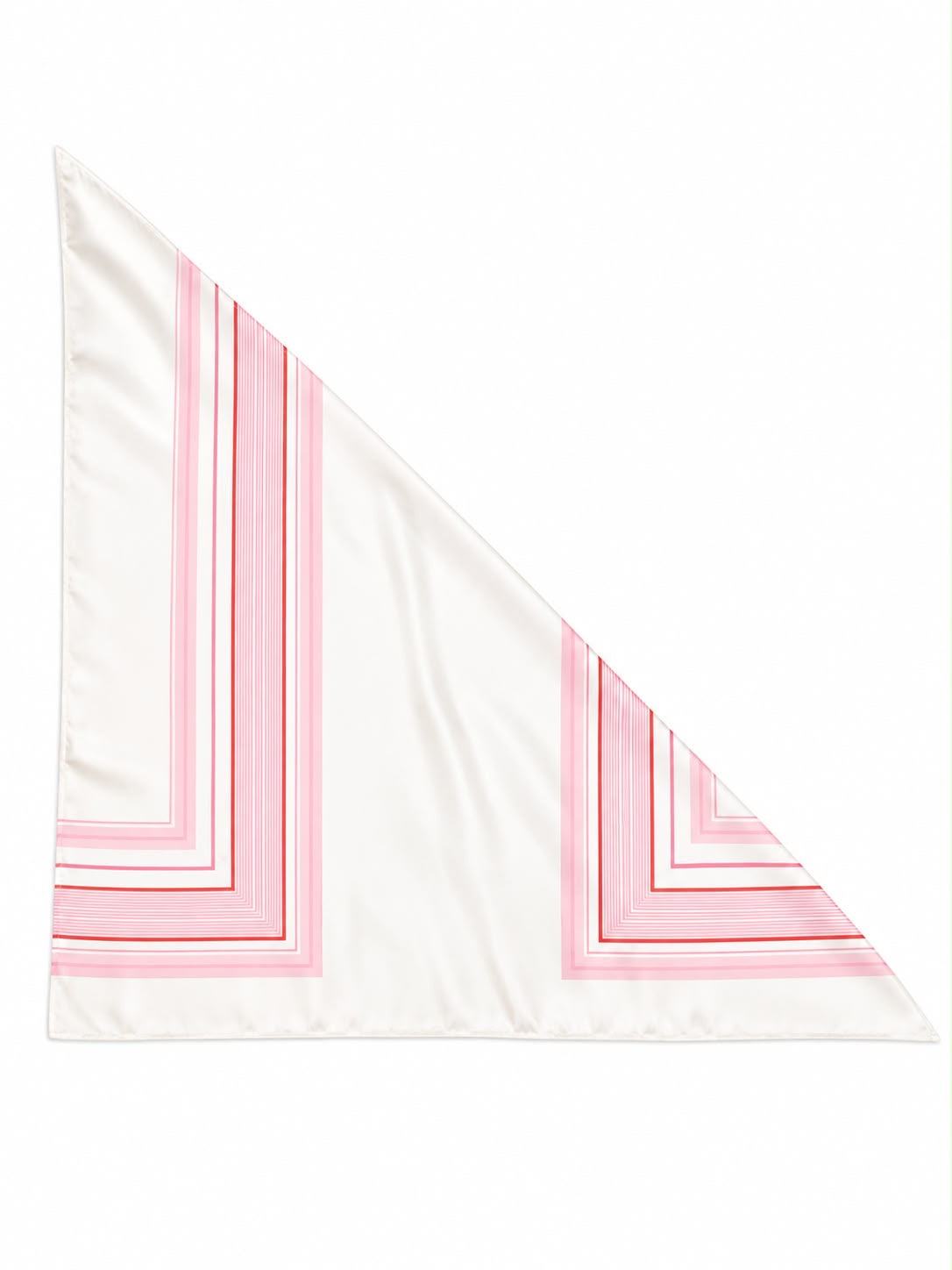 MAXI SCARF PLACEMENT SQUARE STRIPES PINK MCL12821