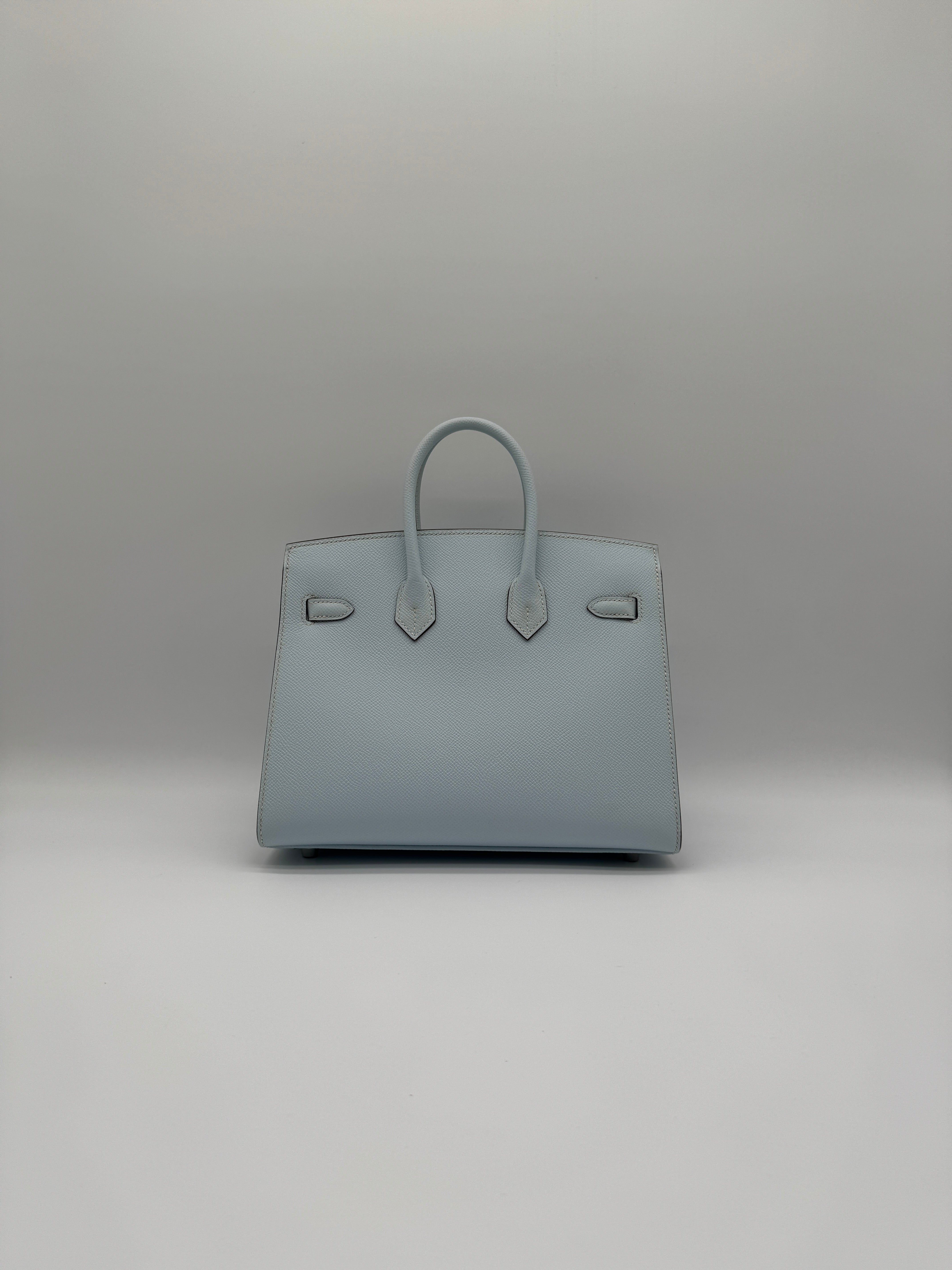 Hermès B25 Blue Brume Epsom Palladium Hardware