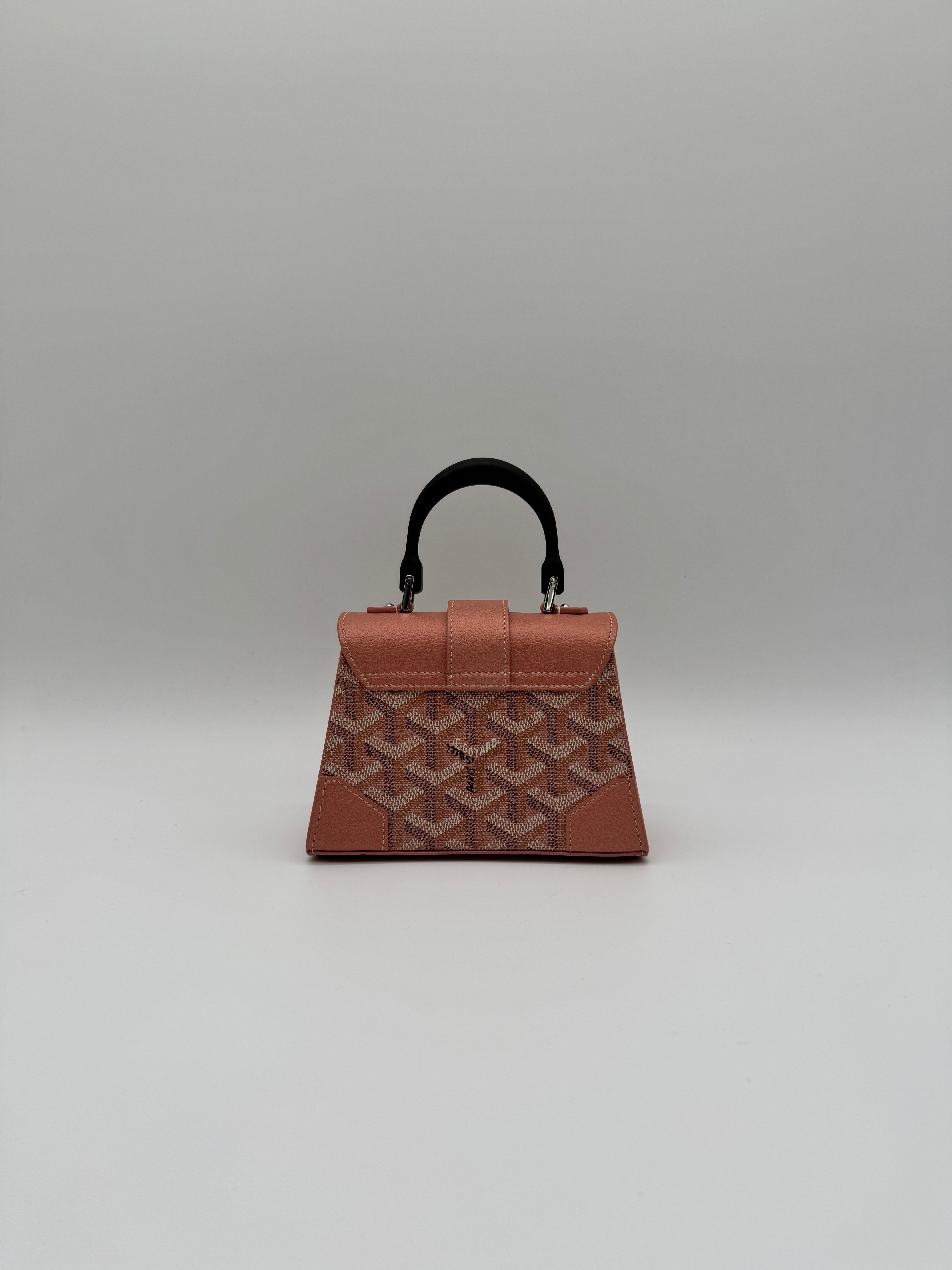 Goyard Saïgon Structuré Nano Multicoloured Pink Metallic Goyardine Palladium Hardware
