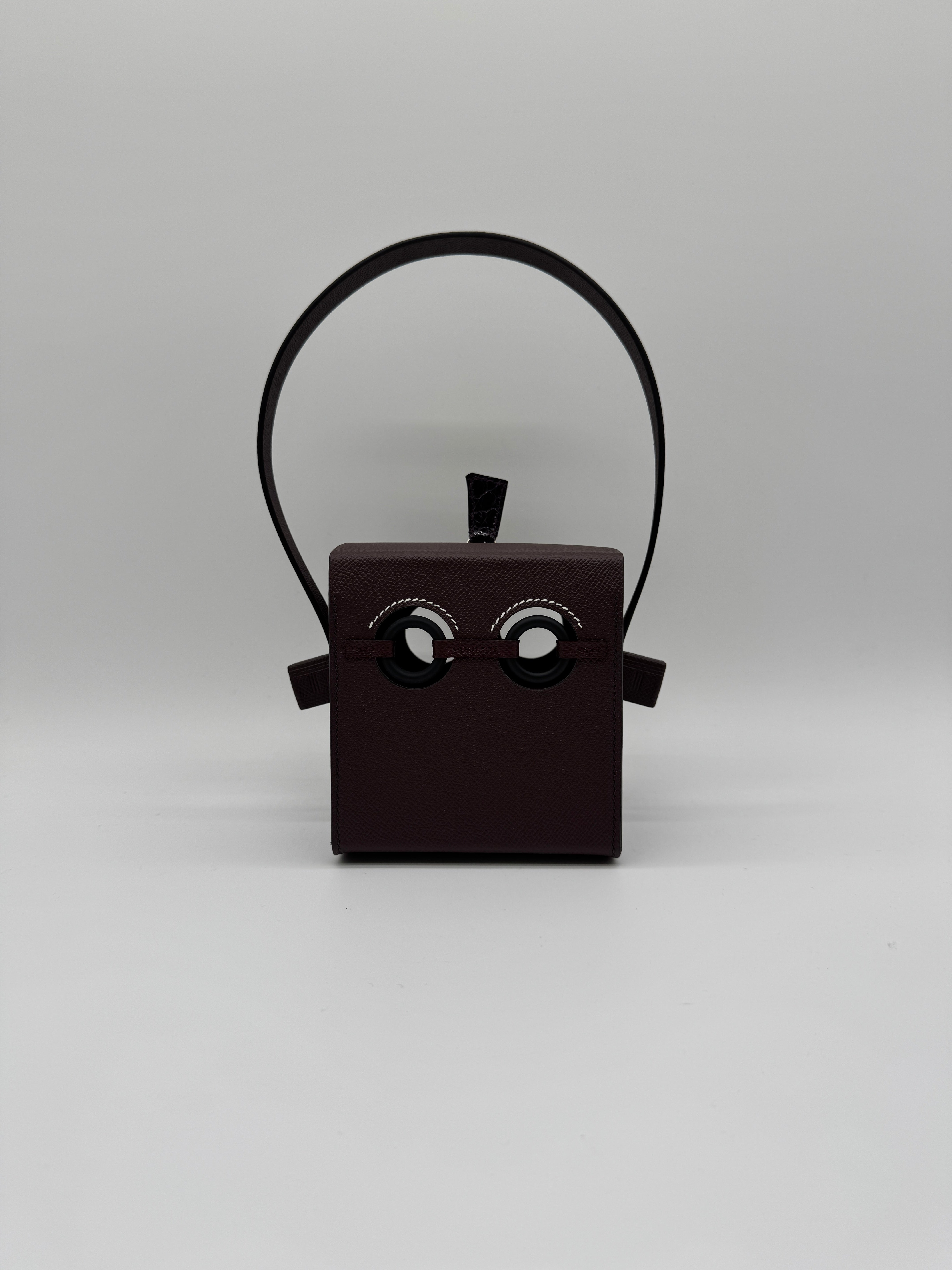 Hermès Petit H robot rouge sellier - cassis