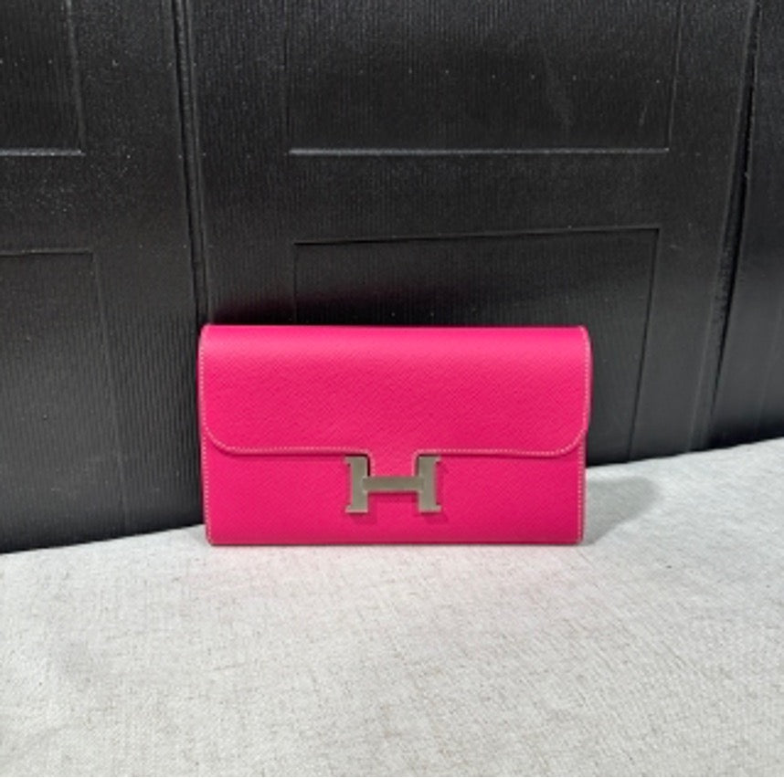 Hermes Constance Long Wallet with R Engraving US682417