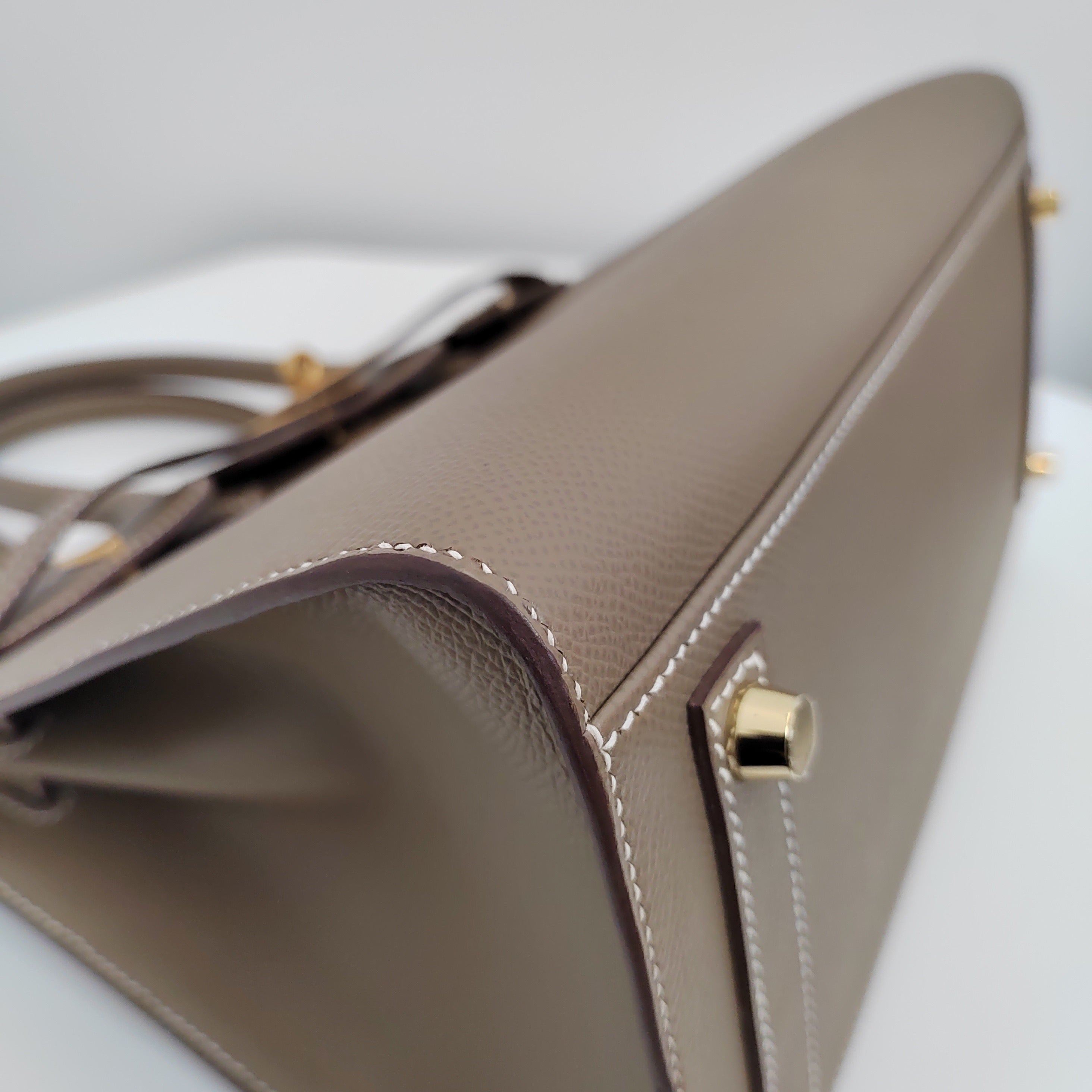 Hermès Birkin 30 Etoupe Epsom Leather  GHW -Stamp Z