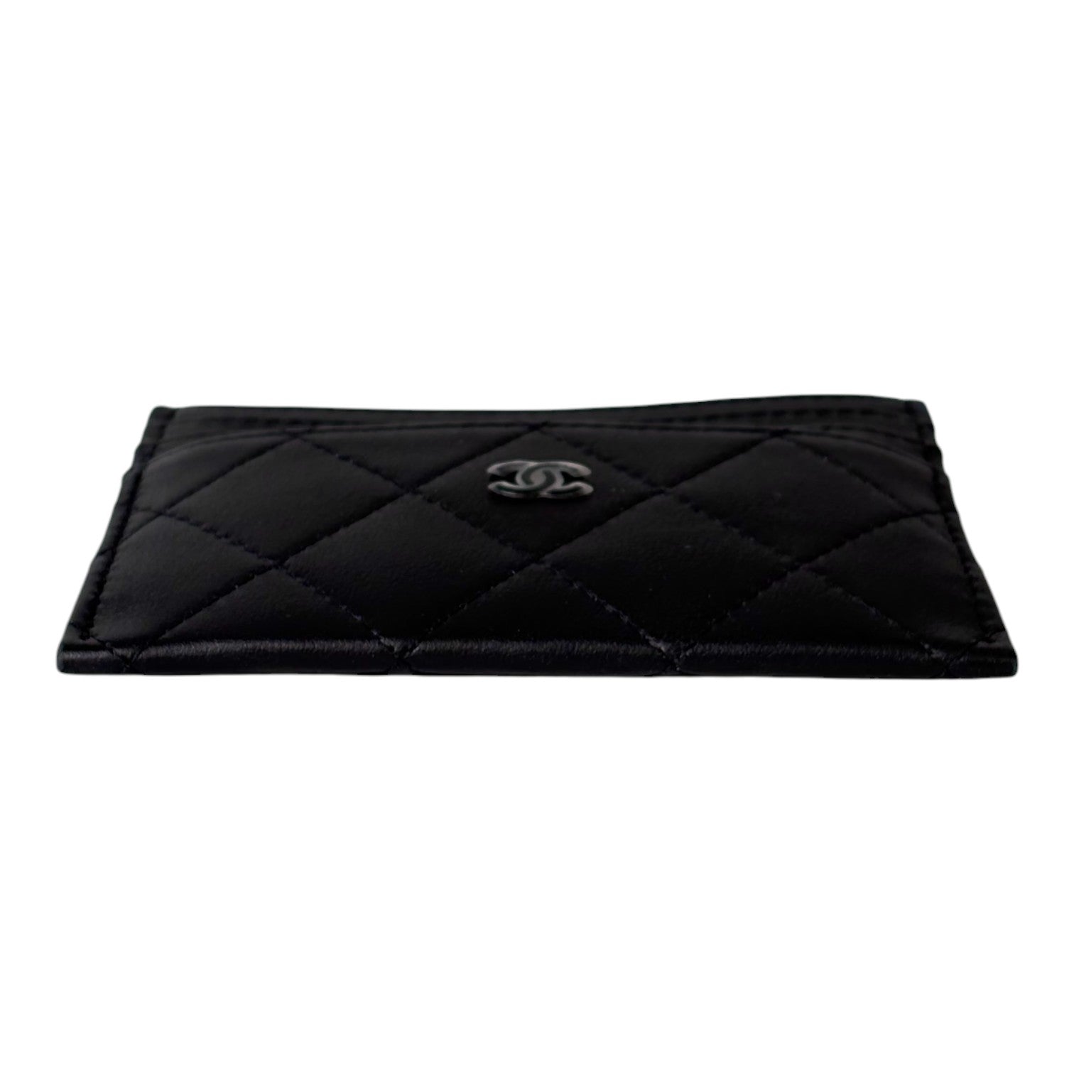 Chanel So Black Card Holder