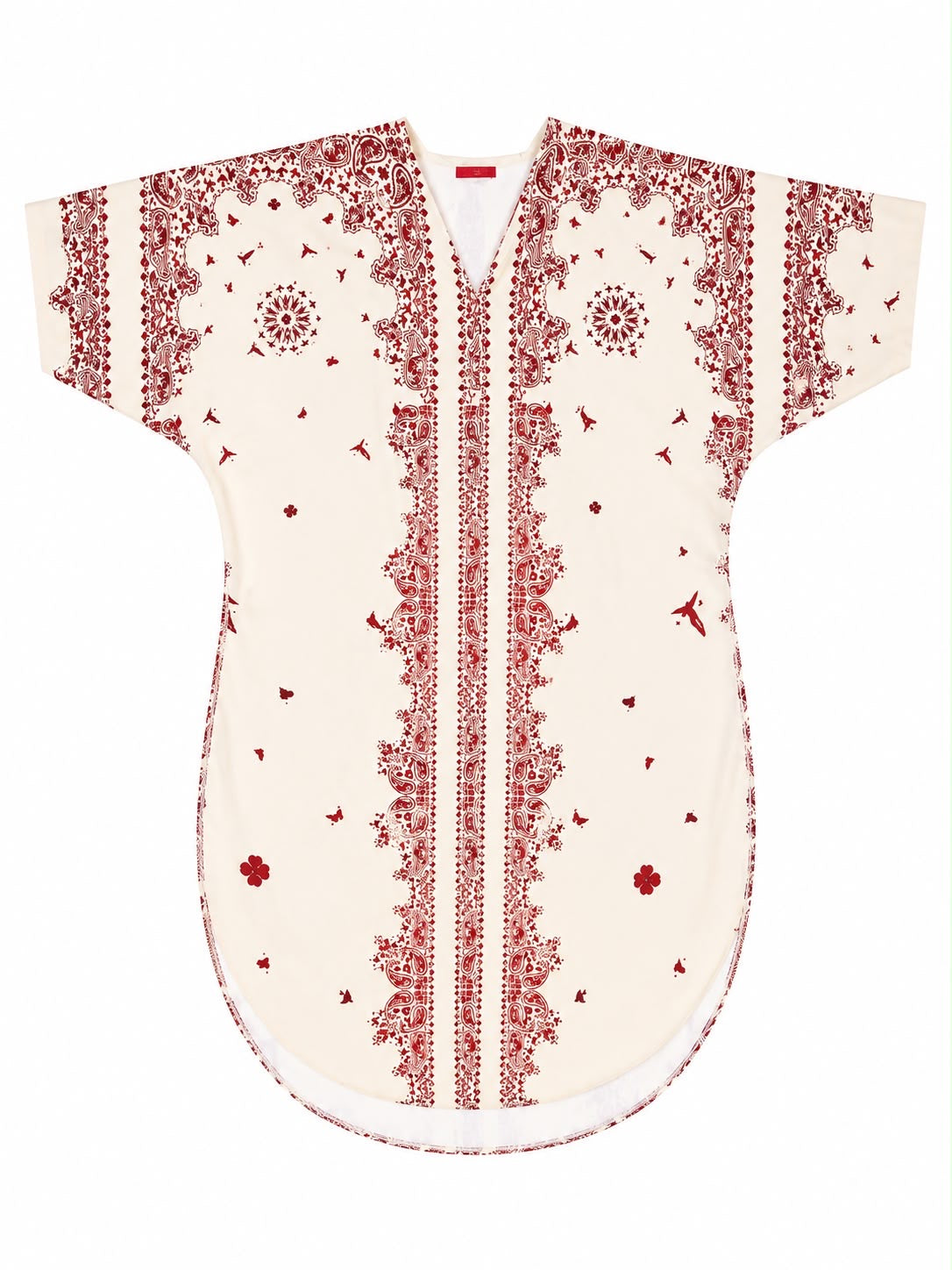 SHIRT VIRGINIA BURGUNDY BANDANA DOVE MCL11676