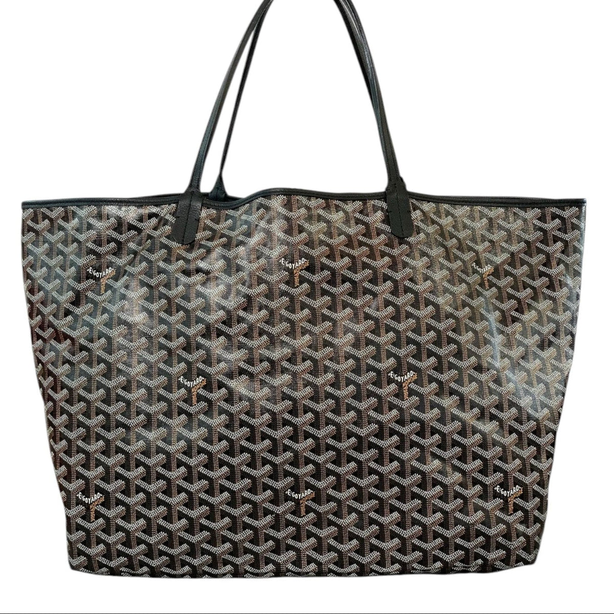 Goyard St Louis GM Black Tote Bag