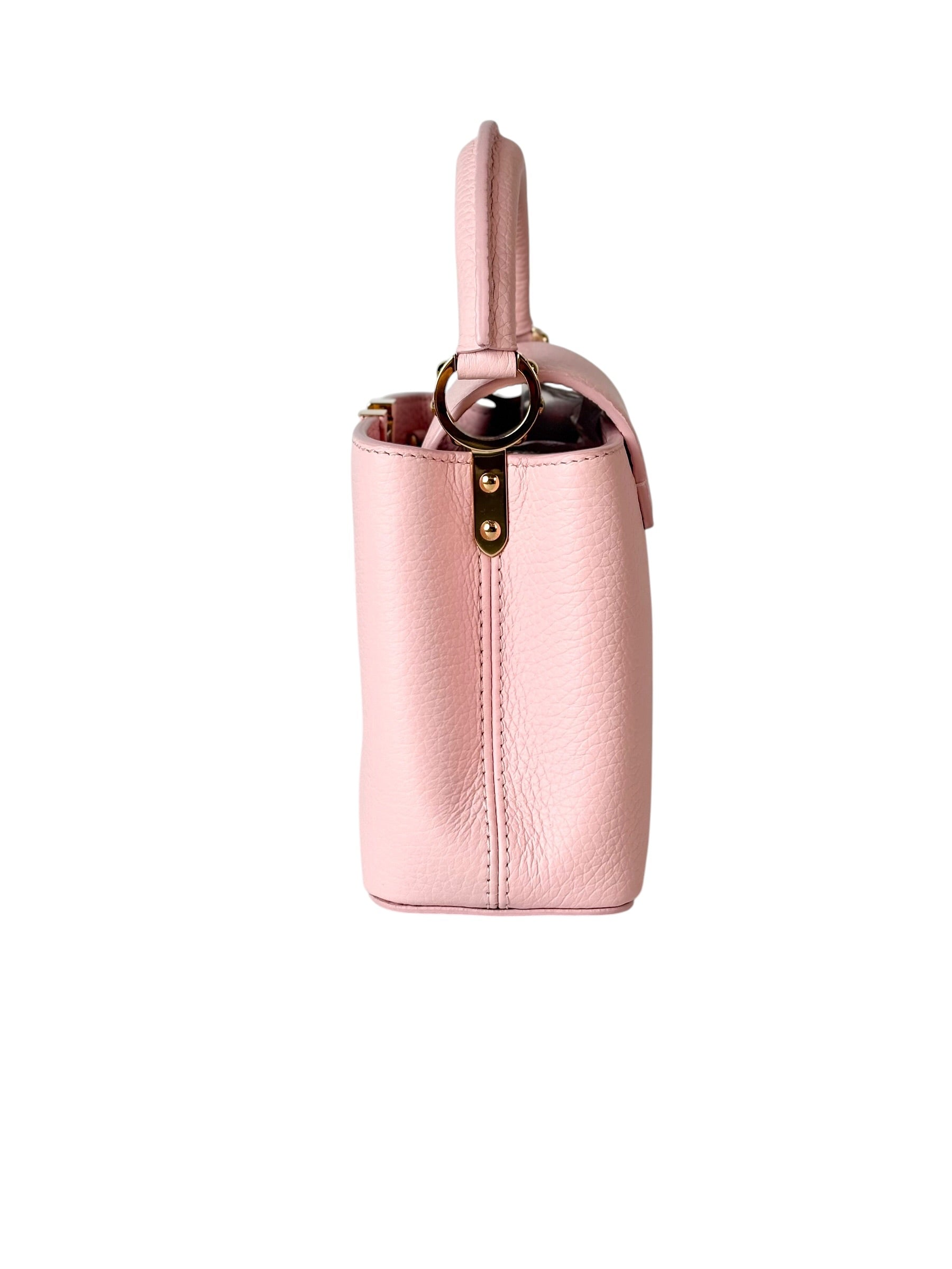 Louis Vuitton Pink Capucines 21cm Bag