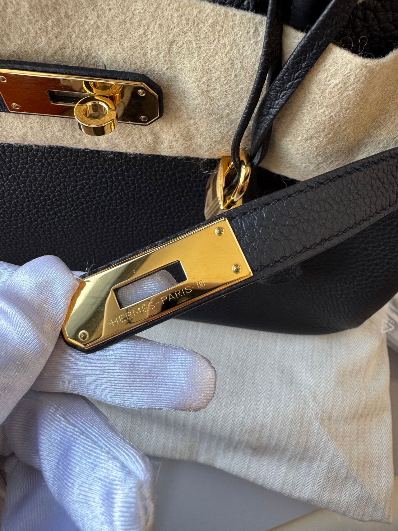 Hermès Birkin 30 Black Gold Hardware – Z Stamp