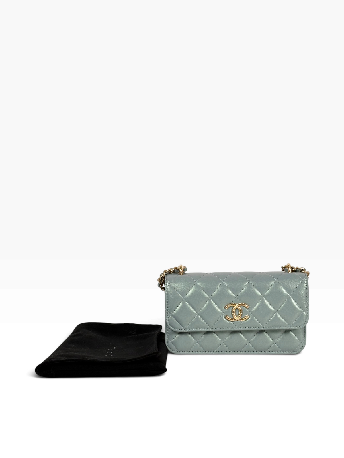 Chanel Light Green WOC Bag