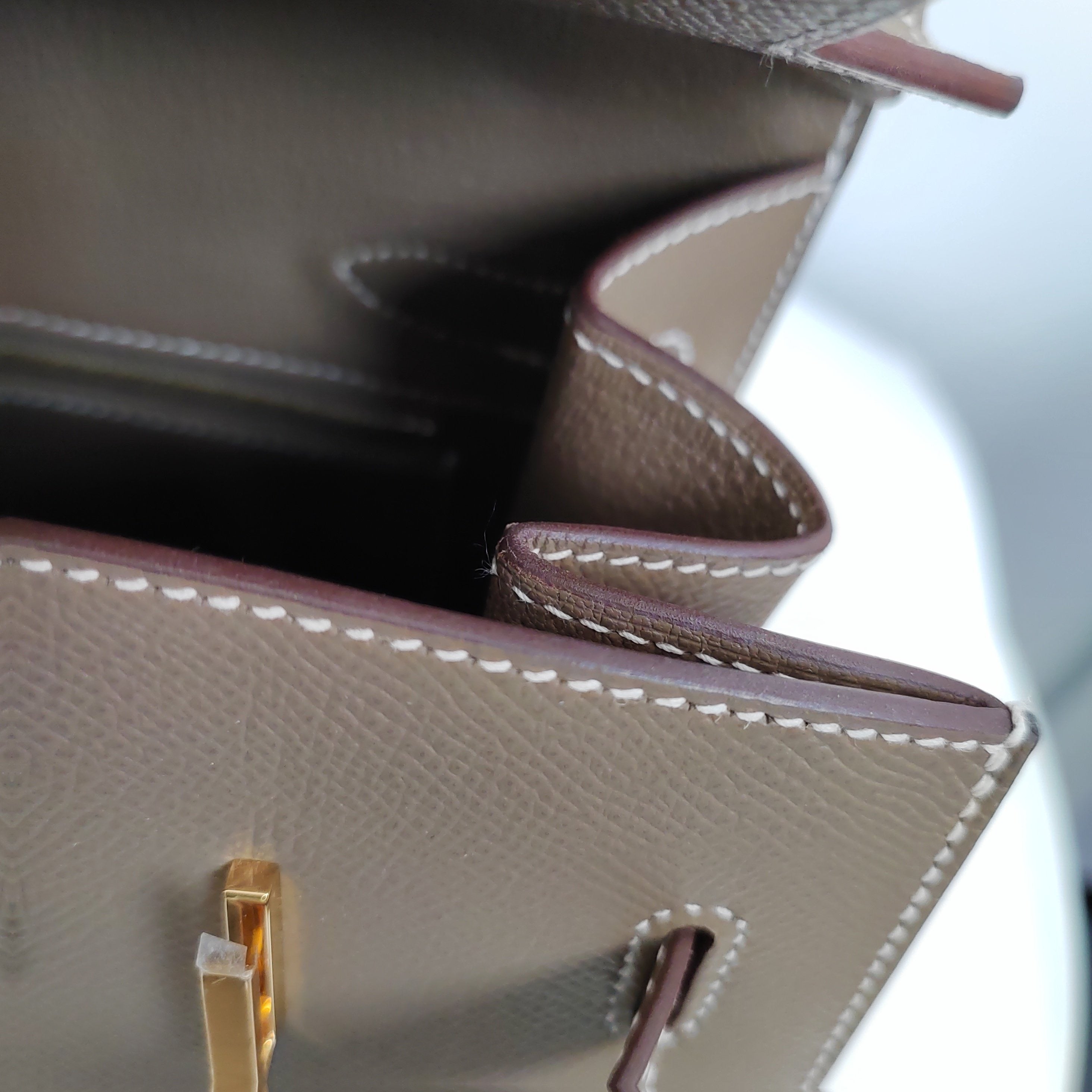 Hermès Birkin 30 Etoupe Epsom Leather  GHW -Stamp Z