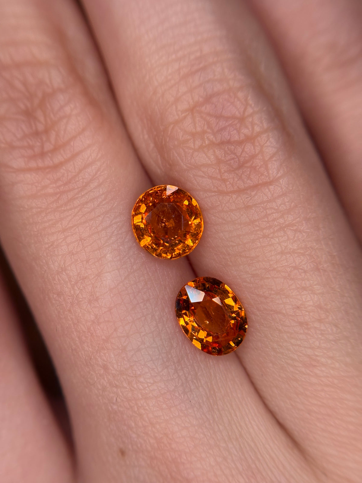 2.50ct Fanta Spessartine PAIR THAIC1050