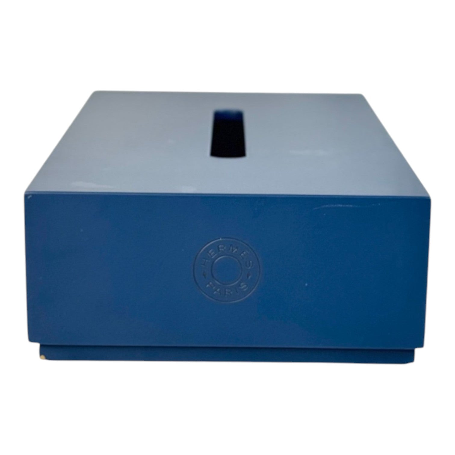 Hermes Navy Tissue Box