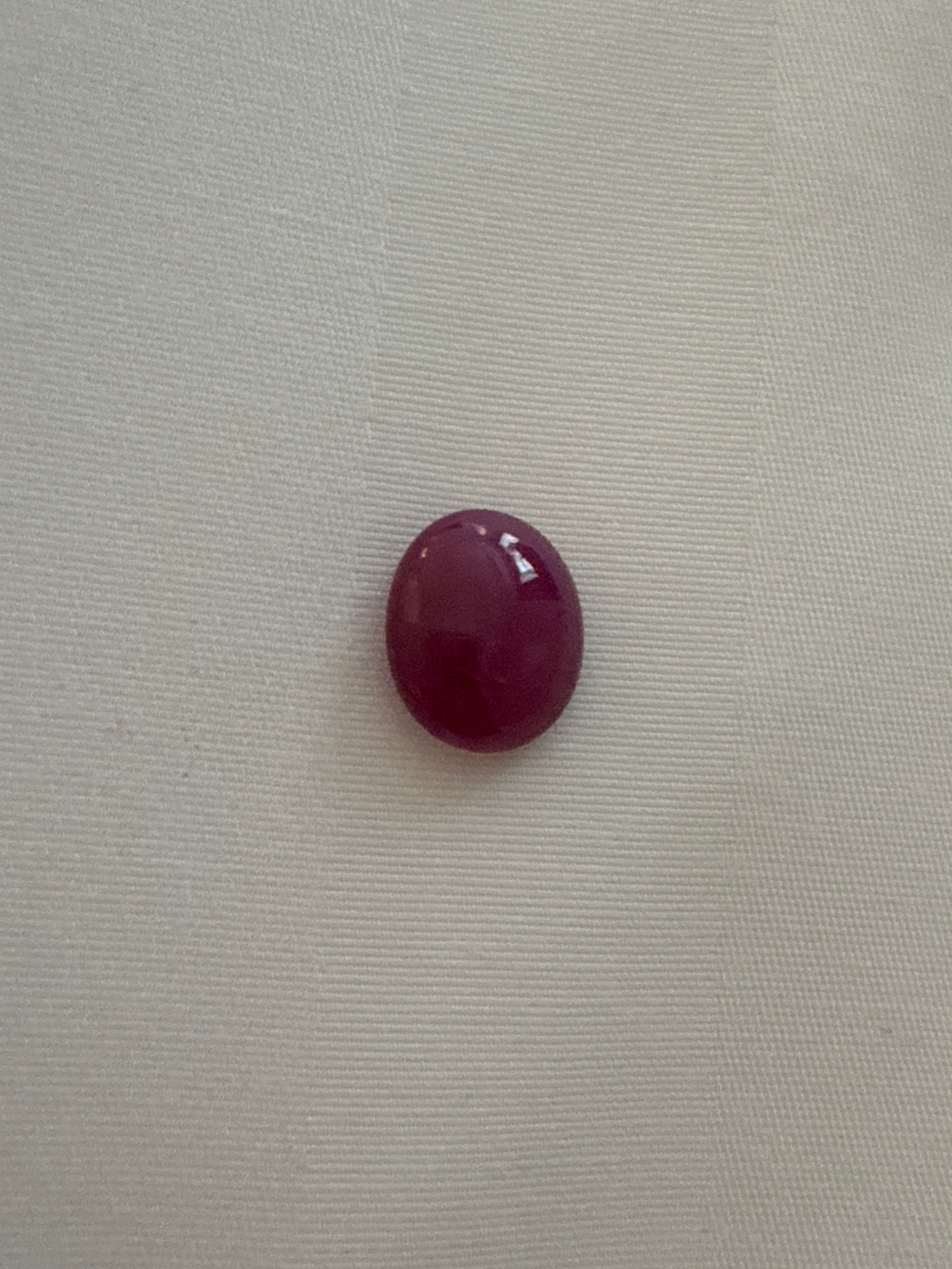 5.81ct No Heat Ruby Cab Moz  DXBCS1695