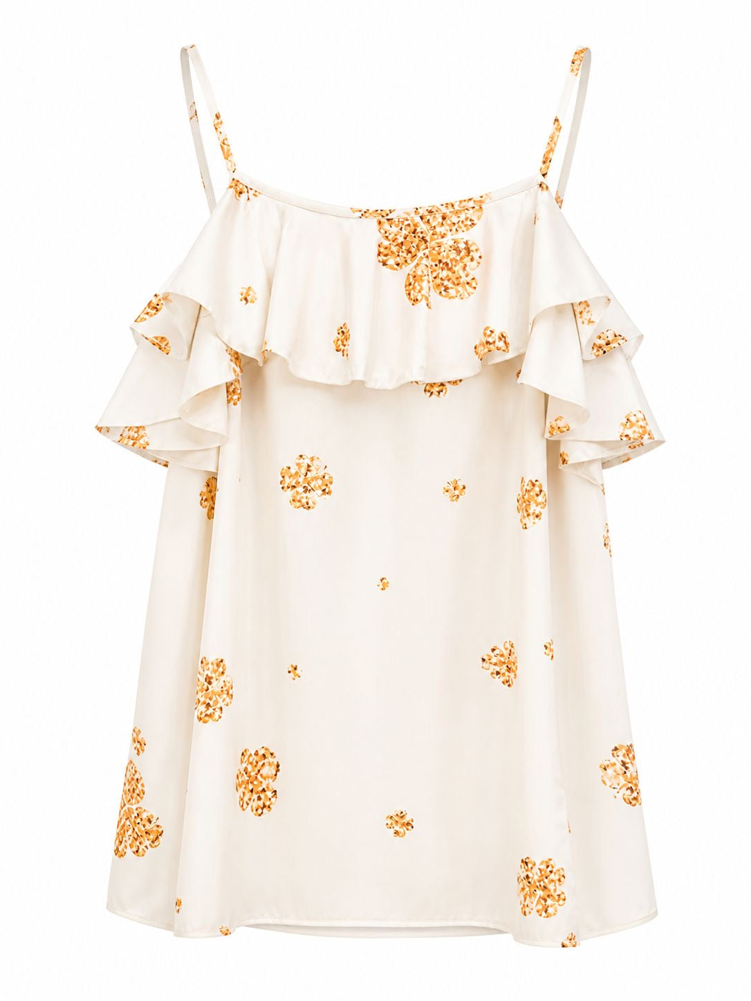 DRESS FRILLS OFF WHITE GOLD CLOVER MCL11290