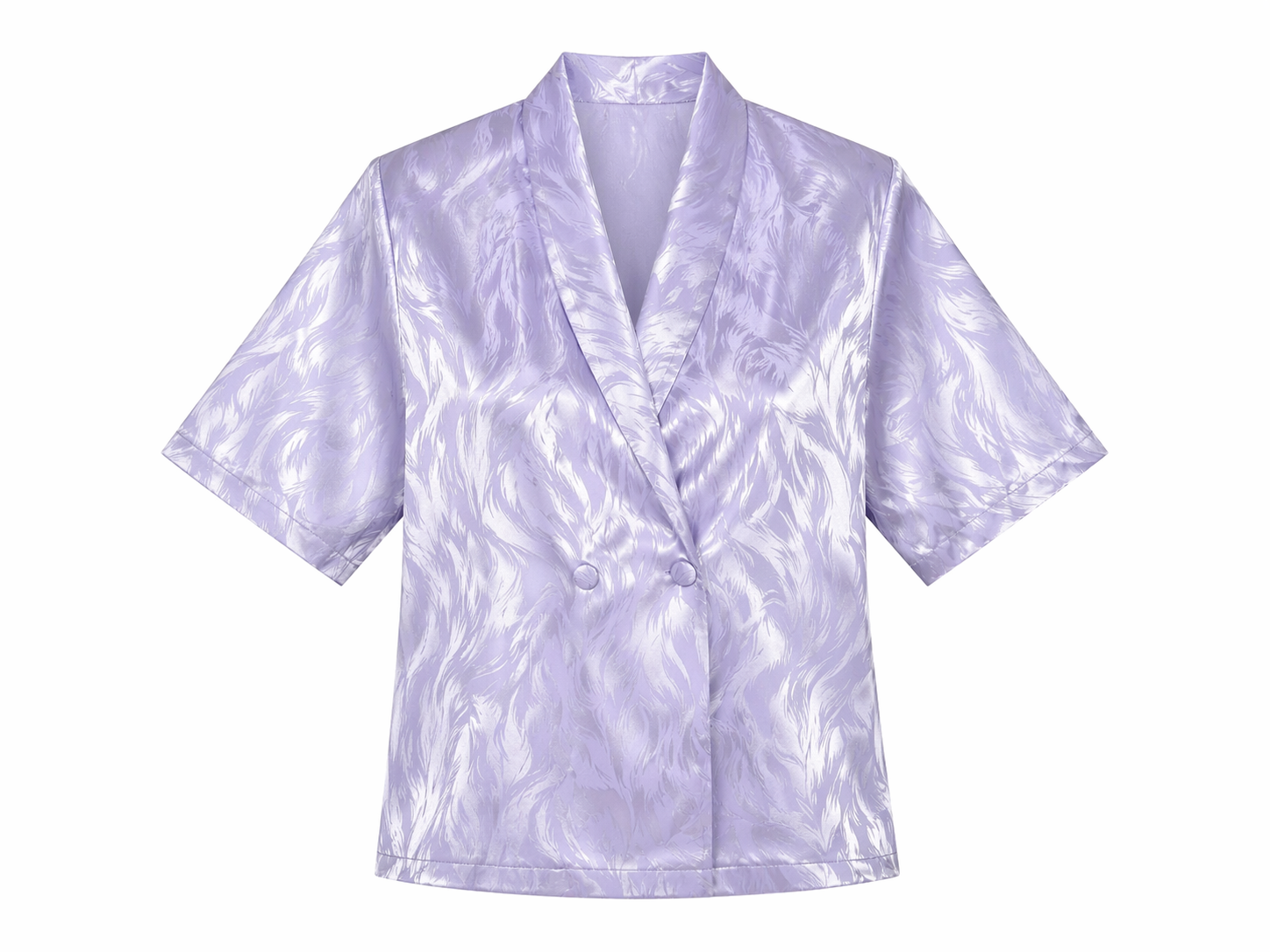 JACKET JOKKO SILK LILAC JACQUARD MCL00990