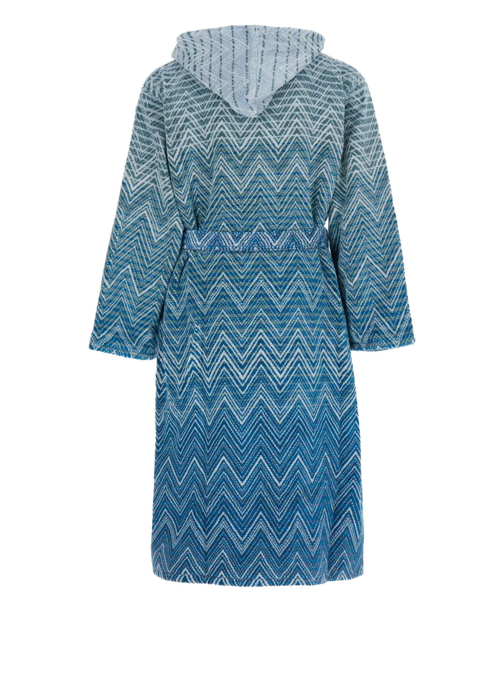 Missoni Home Petrol Multicolour Stone Hooded Bathrobe Size L ANL0184