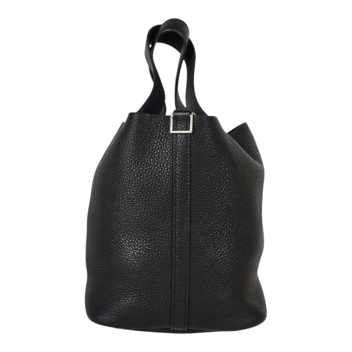 Hermes Black Picotin 22 in Clemence Leather Bag