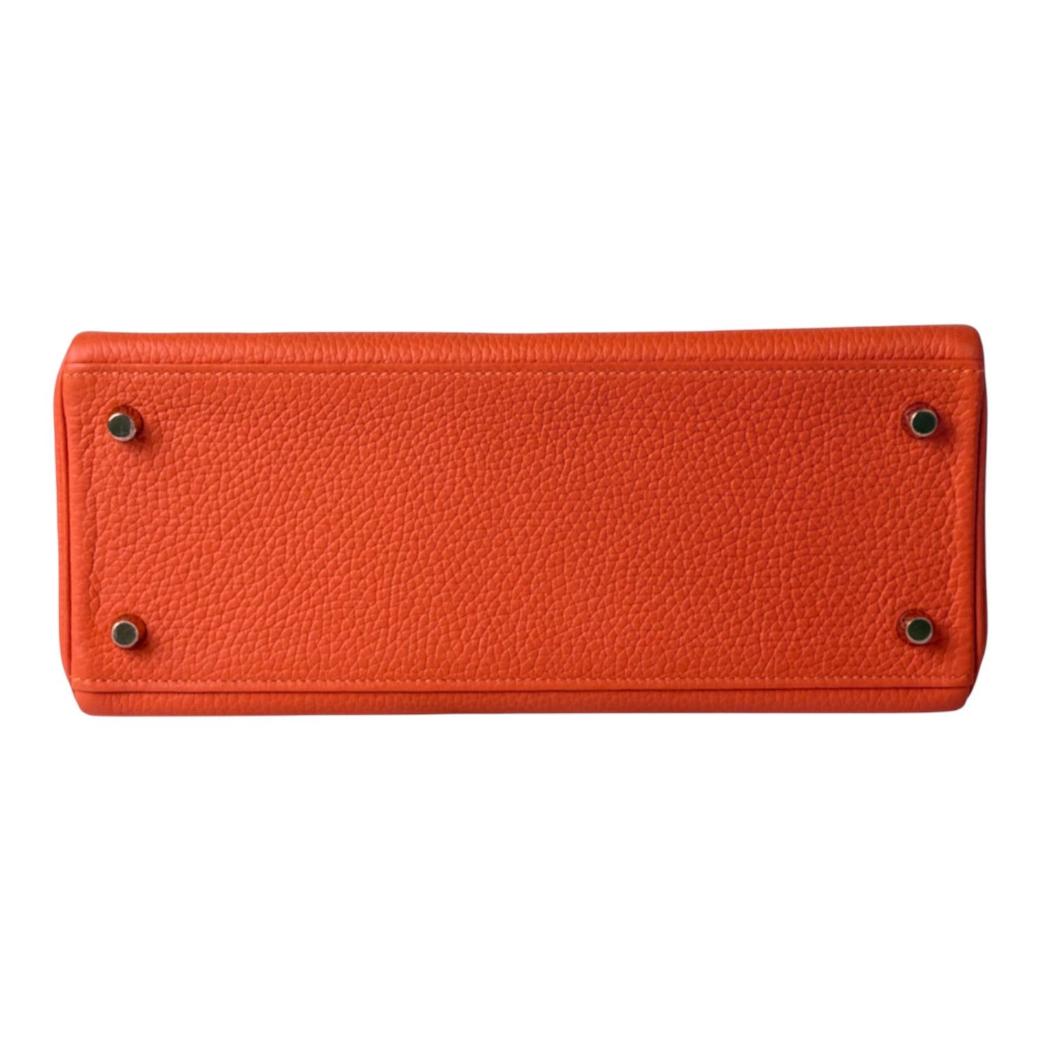 Hermes Kelly 28cm Bag Feu with GHW Togo
