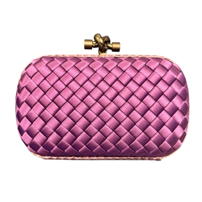 Bottega Venetta Purple Clutch