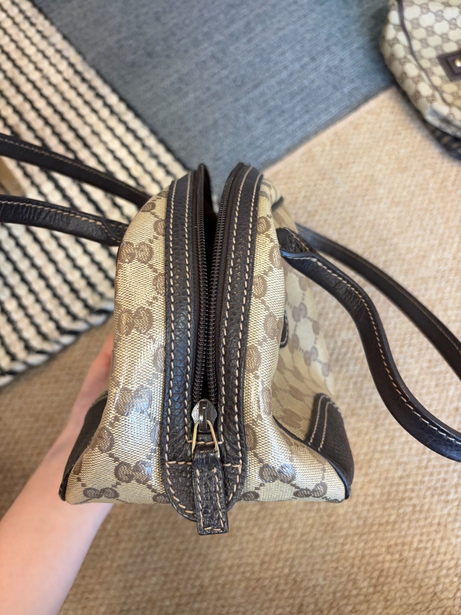 Gucci GG Glossy Boston Handbag