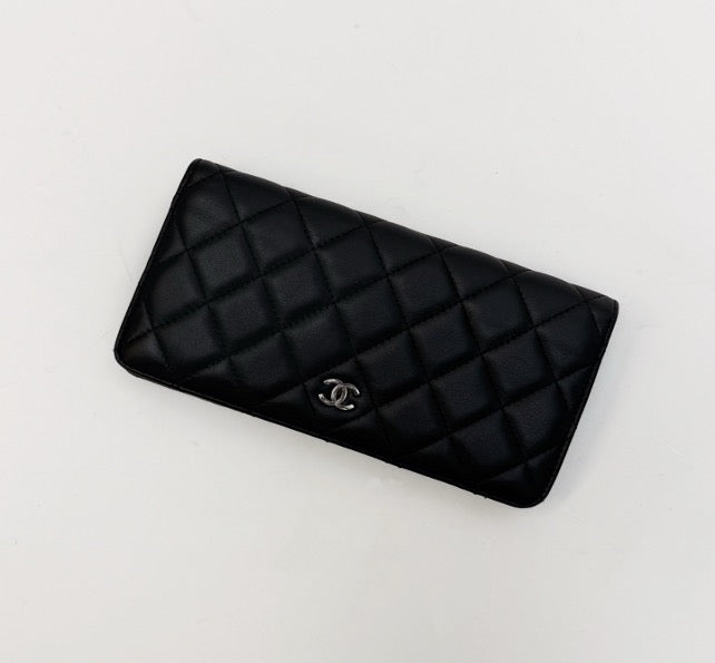 Chanel Black Quilted Long Folding Wallet, Item 19 (149 RMB, no card required) 24410854