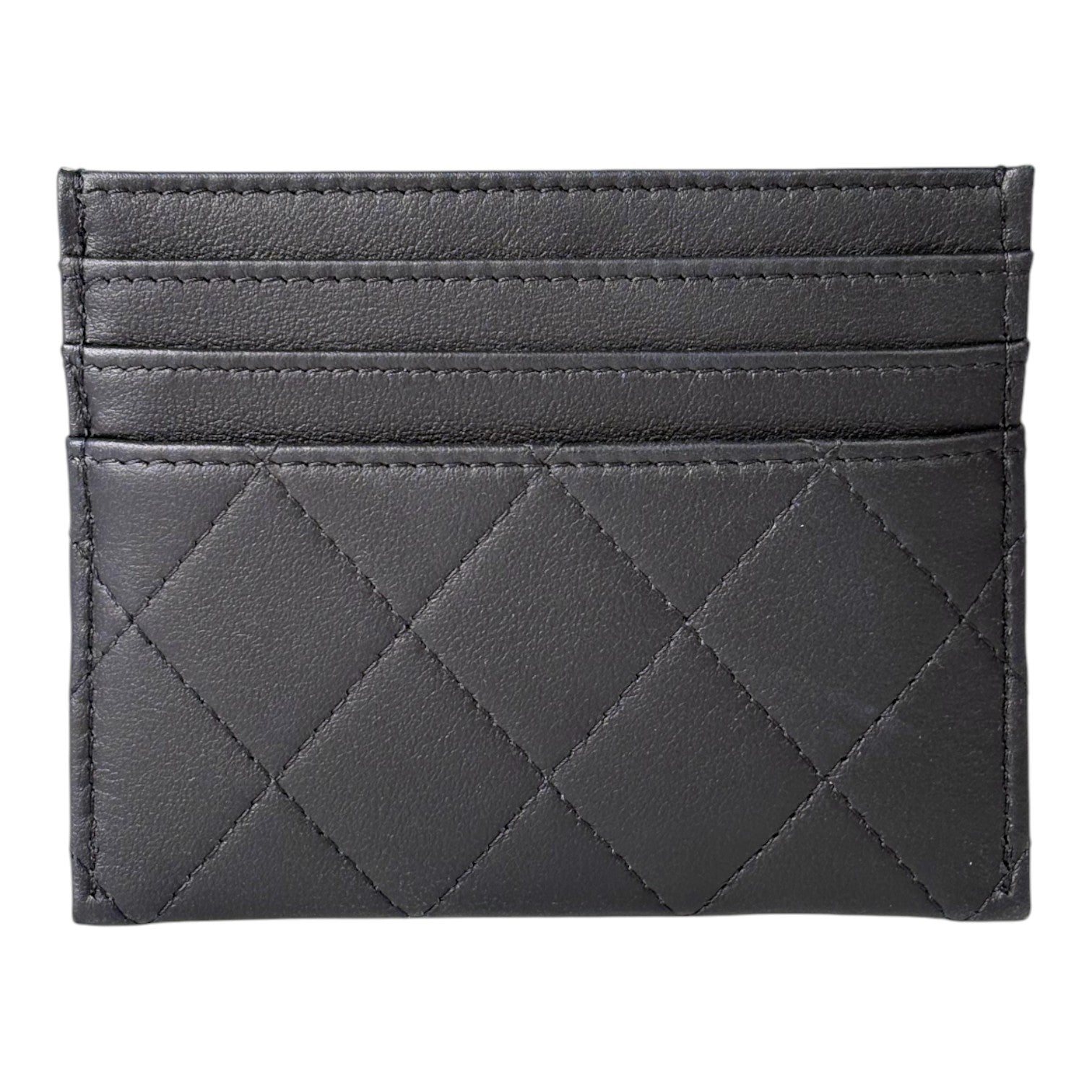 Chanel So Black Card Holder