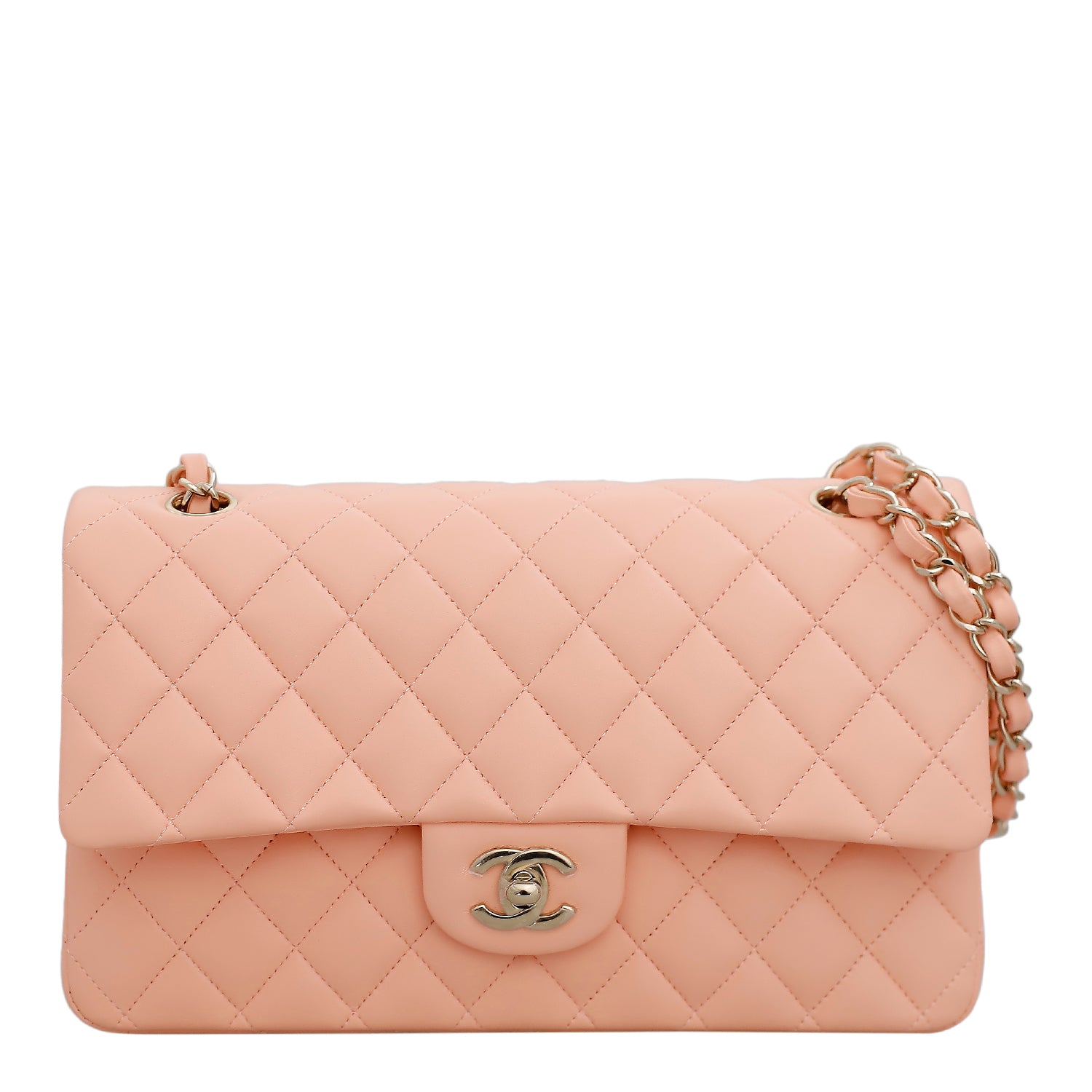 Chanel Lambskin Quilted Medium Double Flap Bag CHA08553B