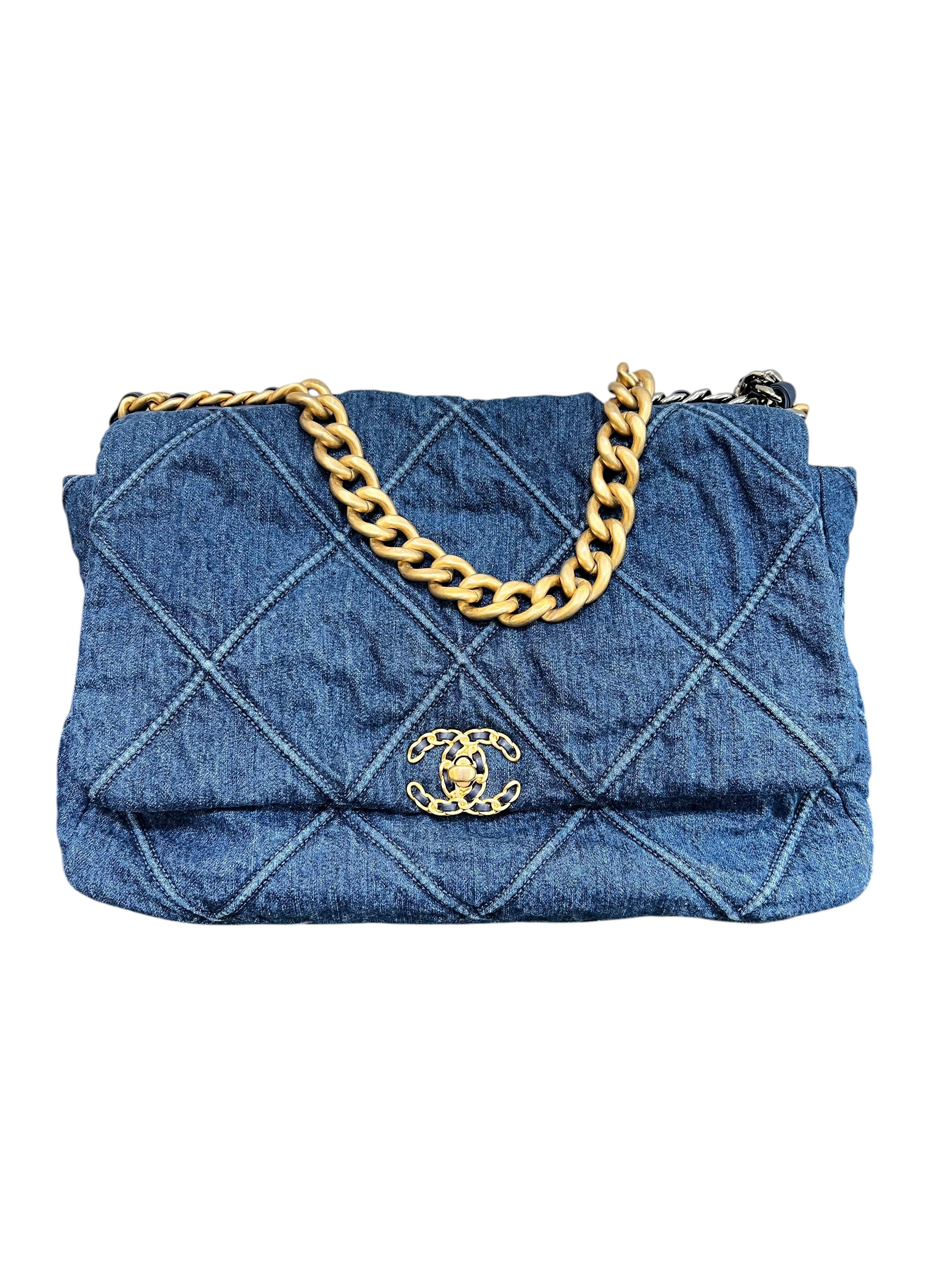 Chanel 19 Denim Large MGHW SYCYF3003
