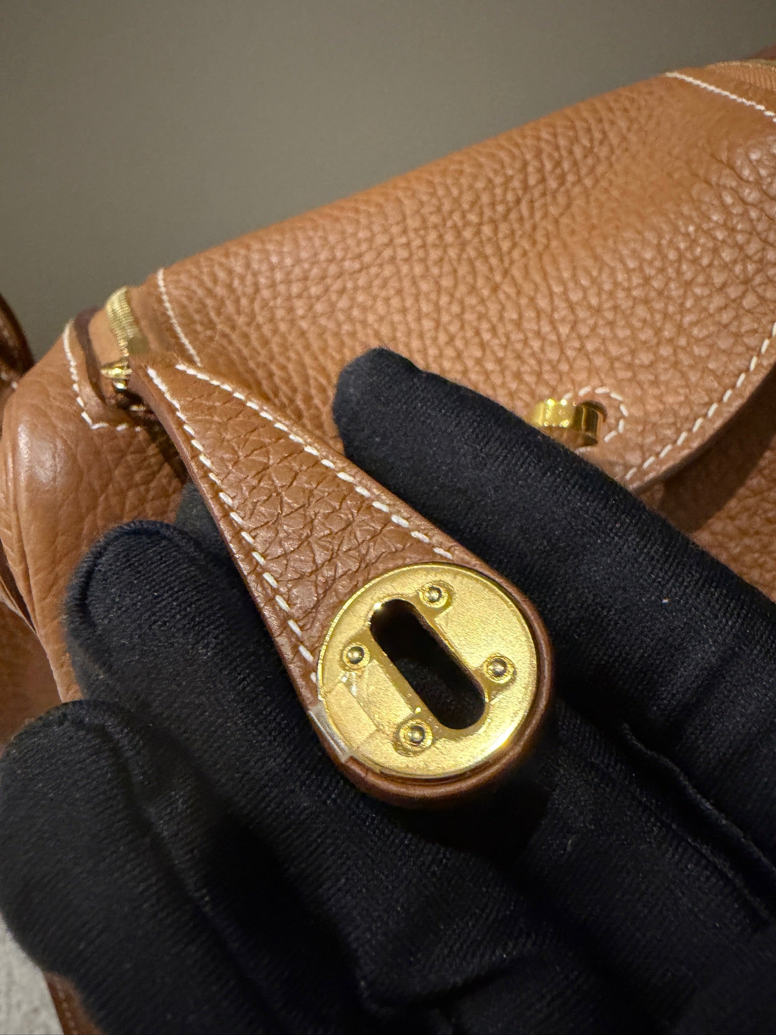 Hermès Mini Lindy 20 Gold GHW