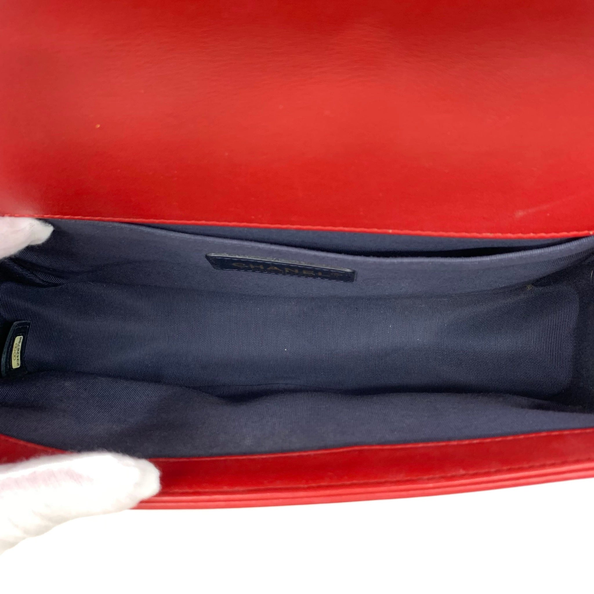 Chanel Boy Medium Flap Bag Red image 37