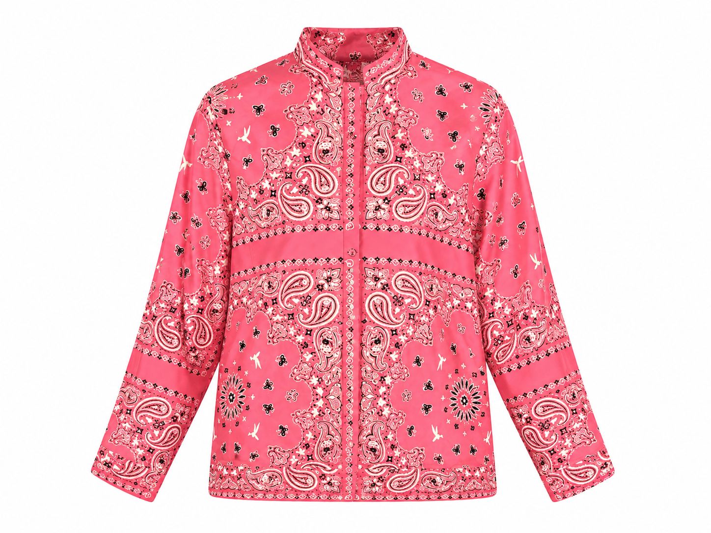 SHIRT BIANCA BANDANA DOVE ALL OVER FUSHIA MCL12049