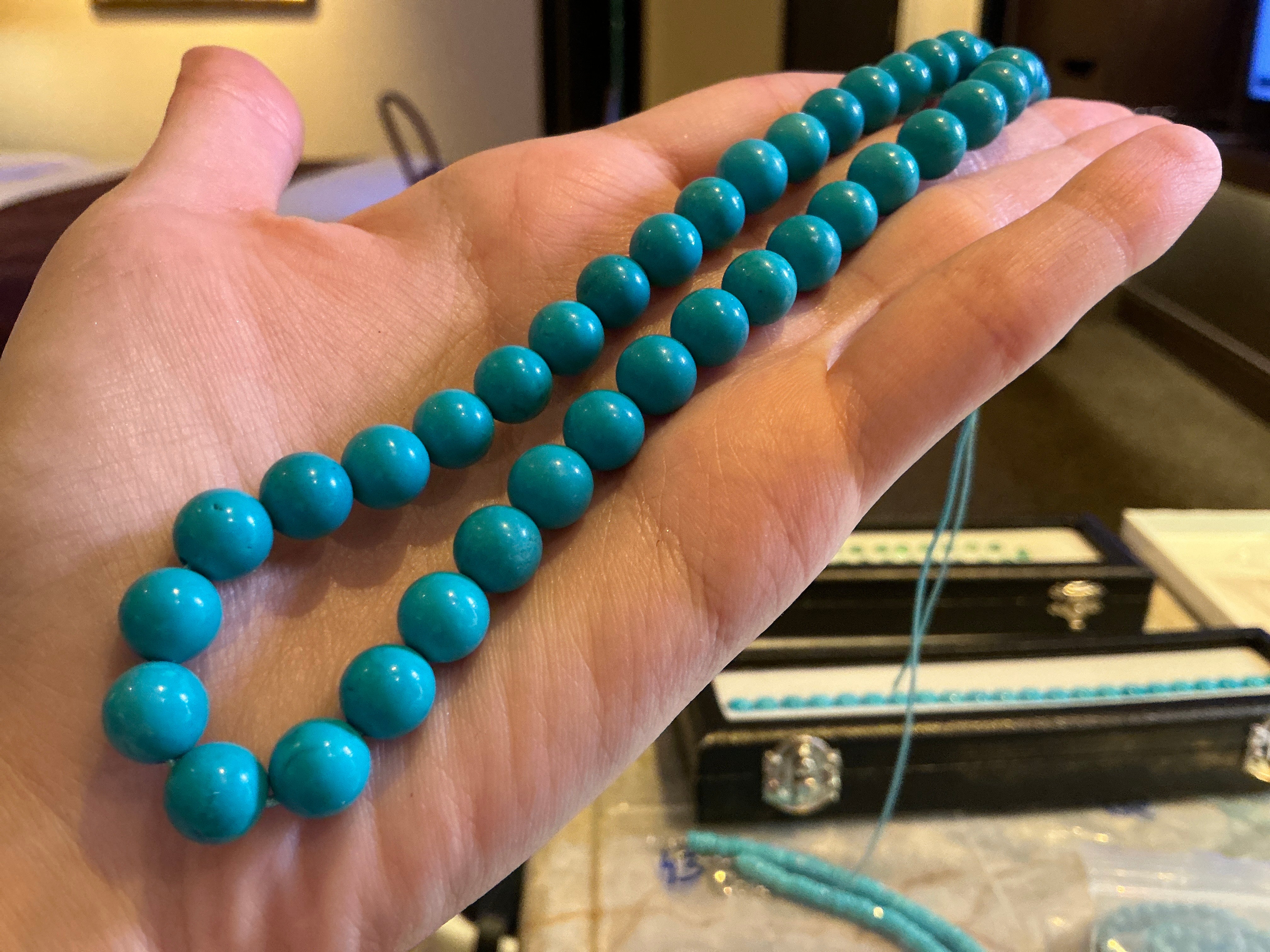 Premium Persian Turquoise Beads (rare) THAIC0002