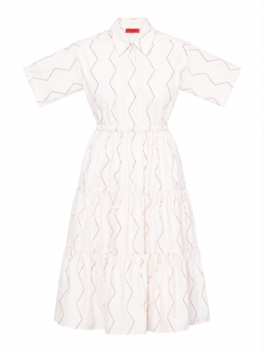 DRESS HELIOS ZIG ZAG CHERRY MCL12796