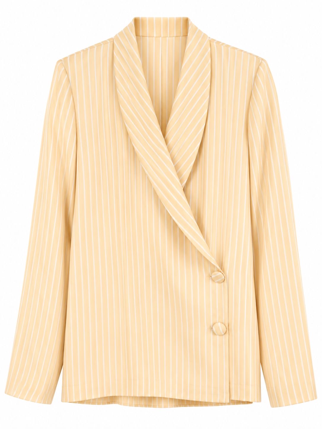 JACKET HILARY PINSTRIPES BUTTER YELLOW  MCL11381