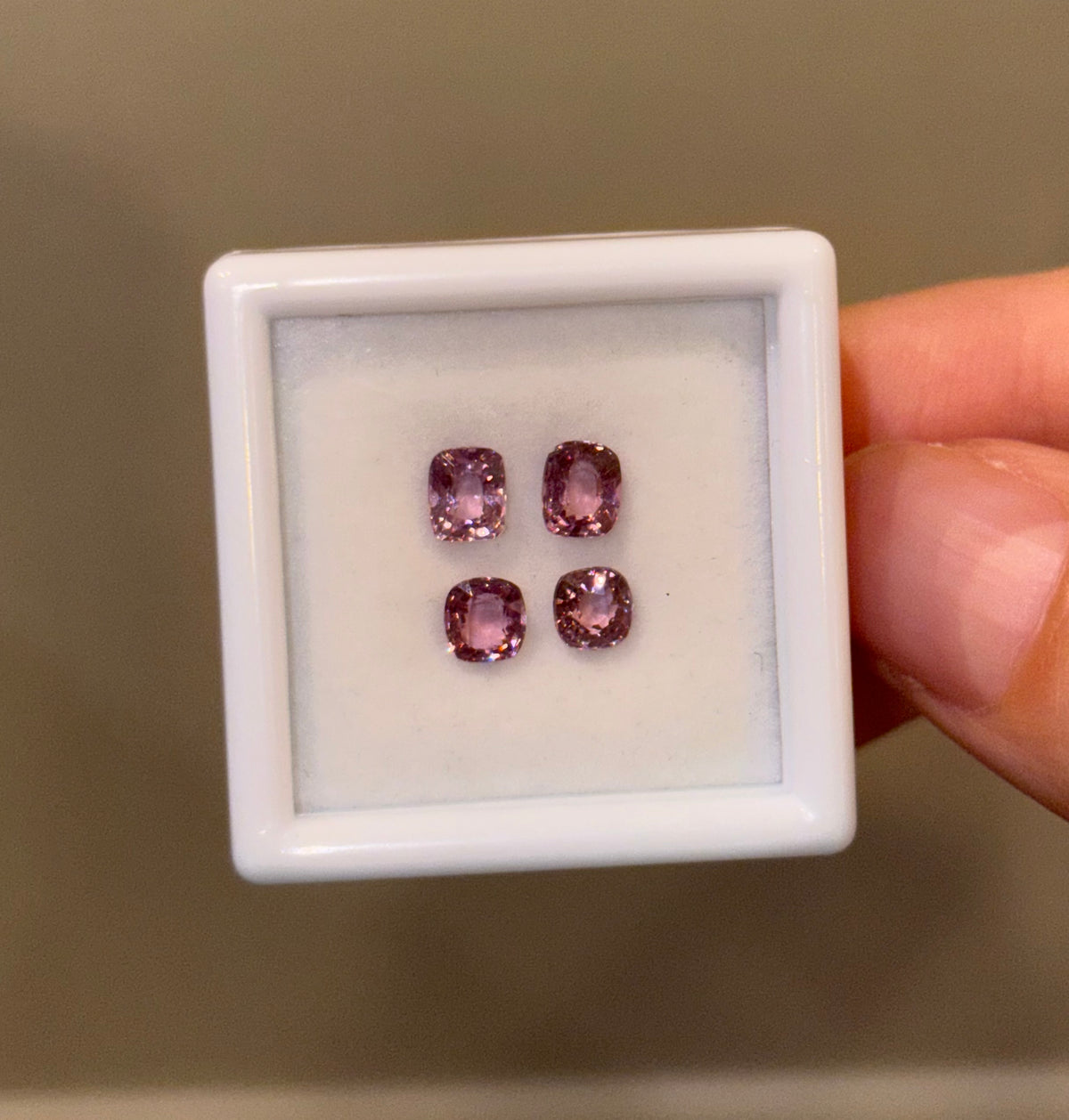 1.50ct Spinel Earrings Set (4 pcs) THAIC0733