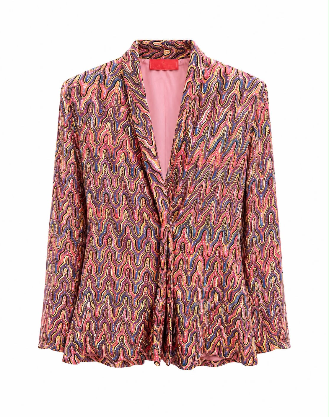 JACKET CROCHET PINK MCL12196