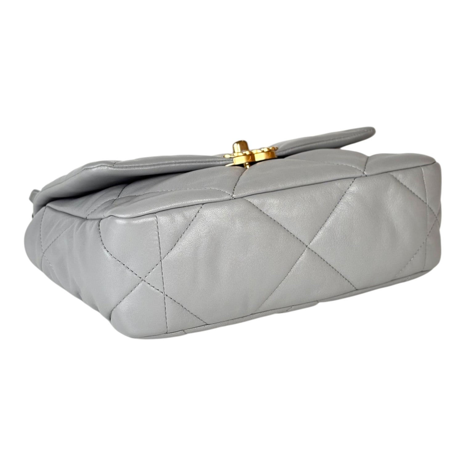 Chanel 19 Small Grey Bag