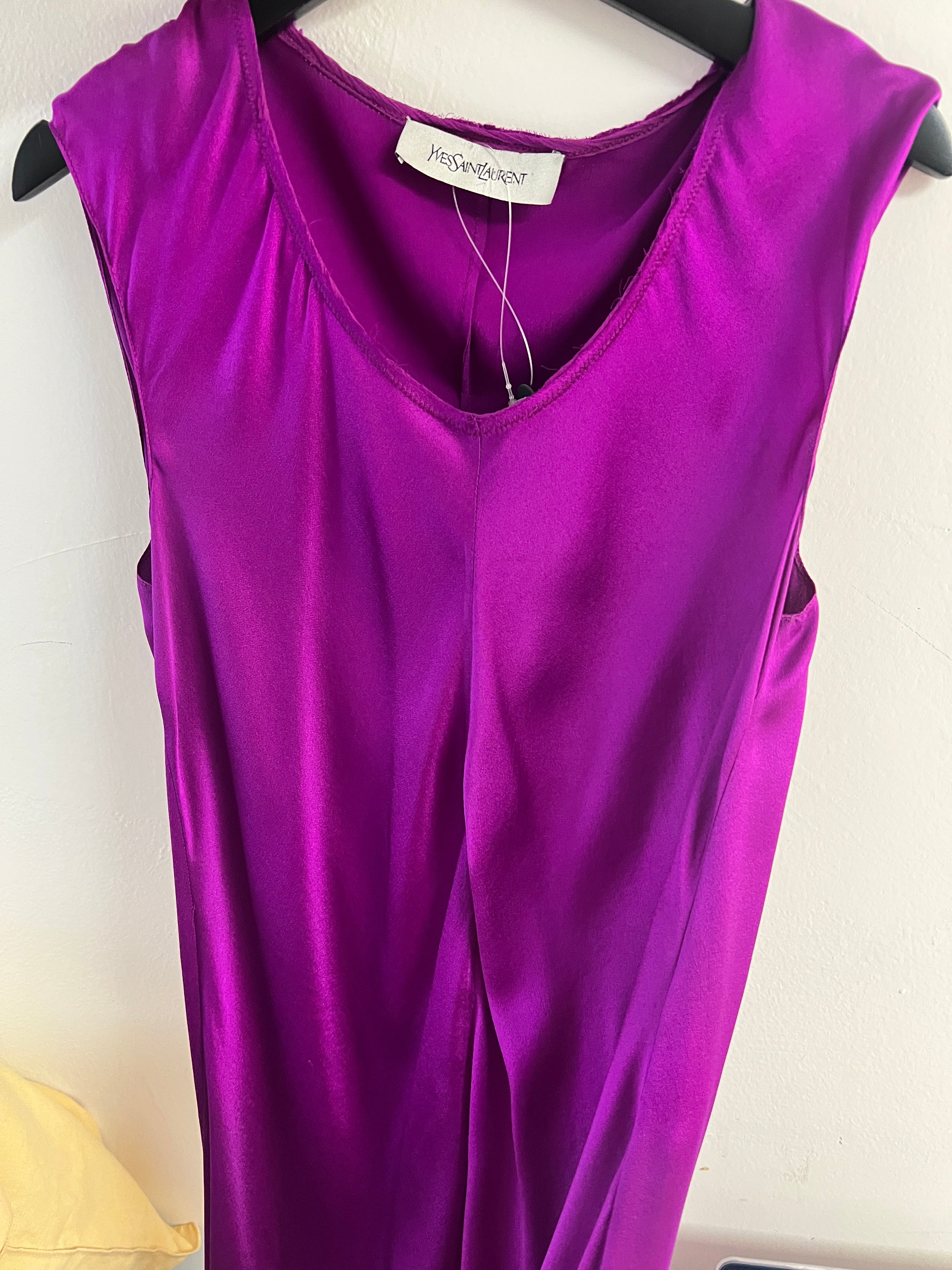 YSL Slip on 2009 silk dress AKC1493