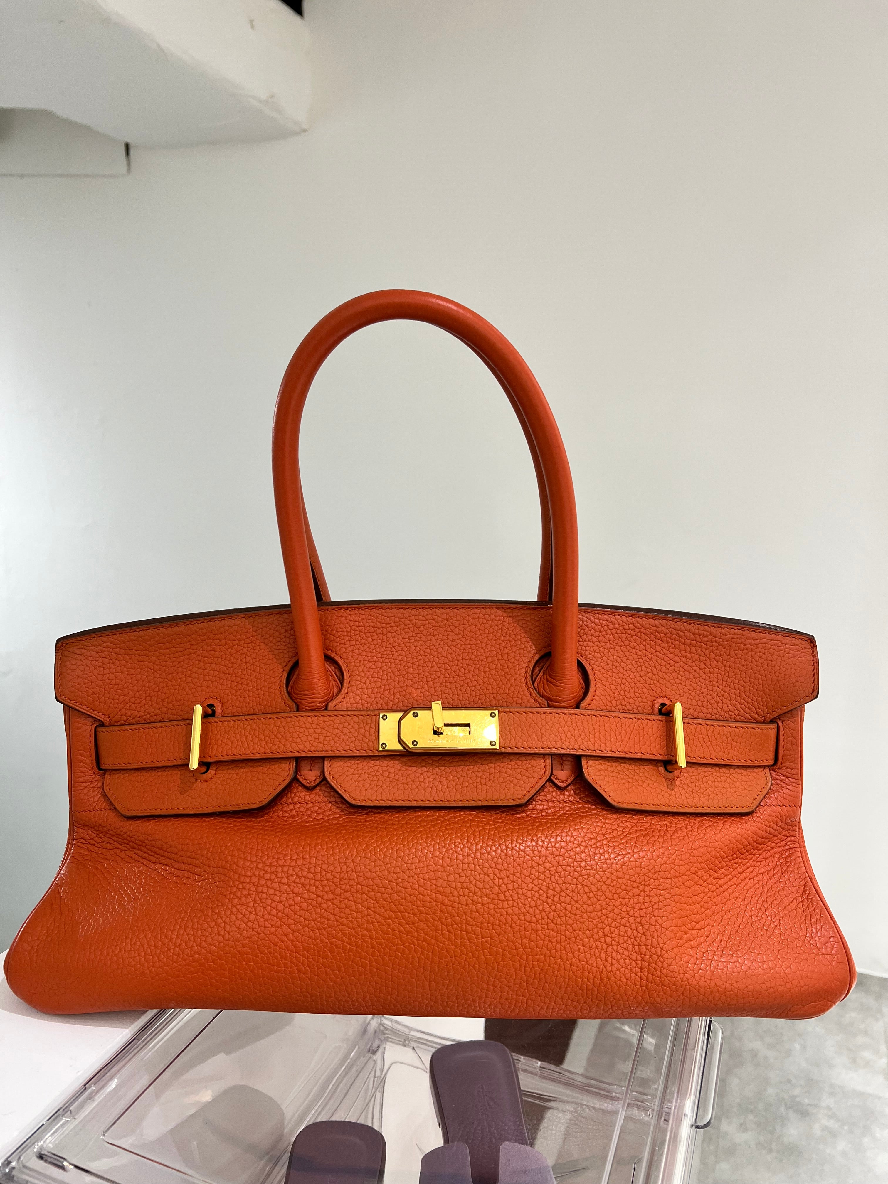 Hermes Vintage Shoulder Birkin Potiron Clemence GHW #TBC Square H4185 - CLouchette & lockset SYCH4185