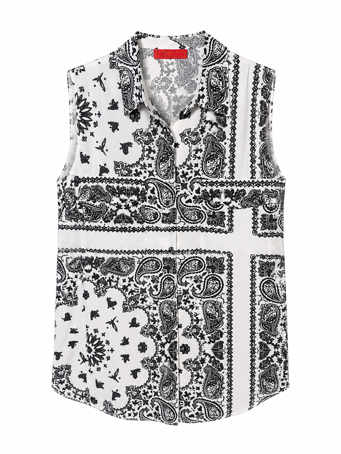 SHIRT MORIS WHITE BLACK BANDANA MCL13163