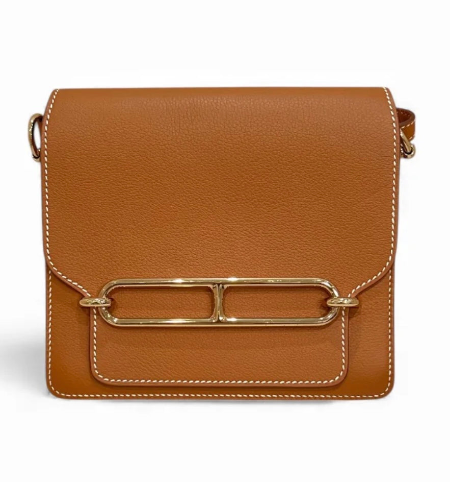 Hermes Roulis Mini in Gold Evercolour